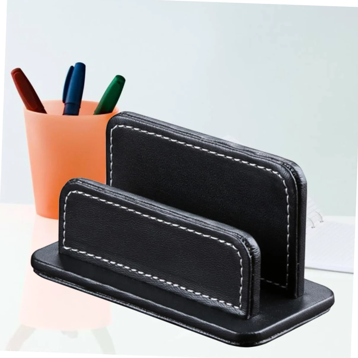 3pezzi Espositivo Per Biglietti Visita Pelle Pu Elegante Organizer Per e Biglietti Visita Design e Per Ufficio e Presentazioni