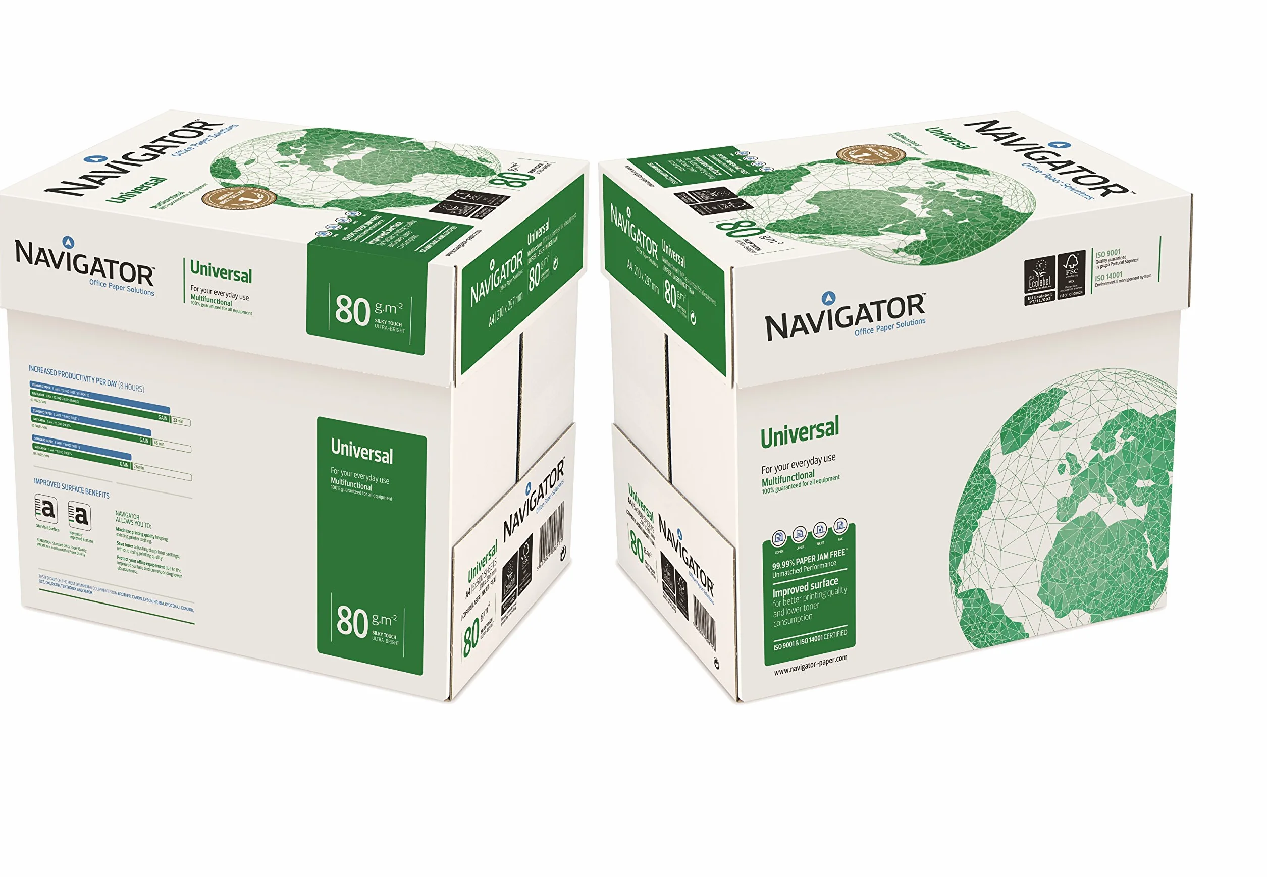 Navigator Universal Carta Premium A4 80gr 10 Risme 500 Fogli