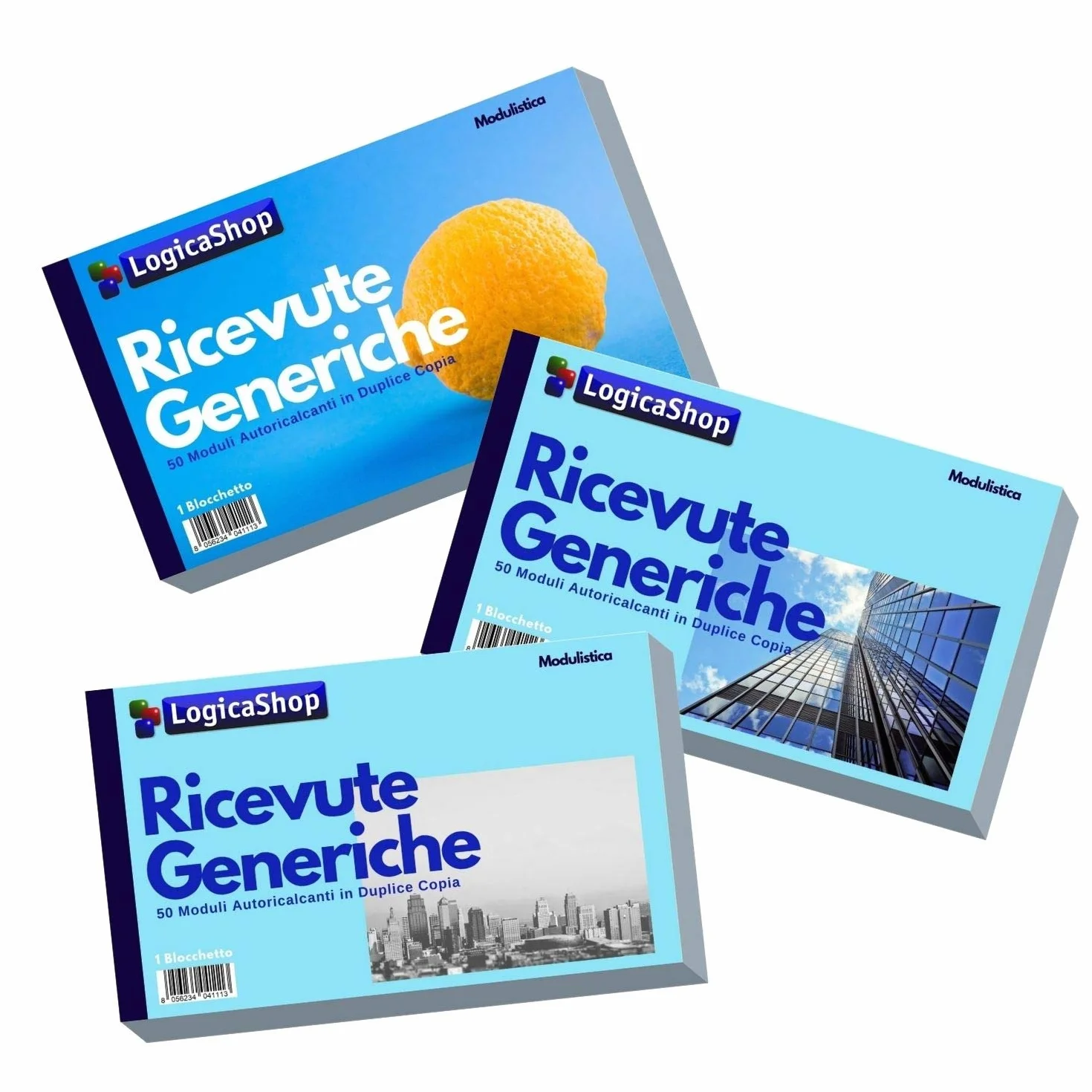 Blocchetto Ricevute Generiche Pagamento Duplice Copia Autoricalcanti 50x2