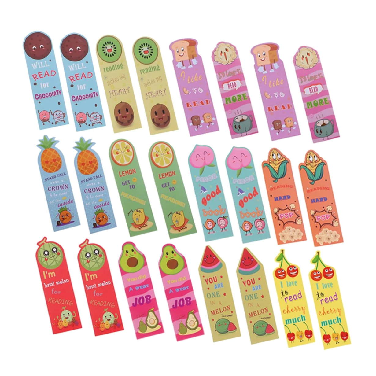 DOITOOL 4 Set Segnalibri Profumati Per Libri Per Ufficio E Scuola Facili Portare E Utilizzare Design Carino E Chic Accessori Pratici Per Lettori E Studenti 36 Pezzi * 4