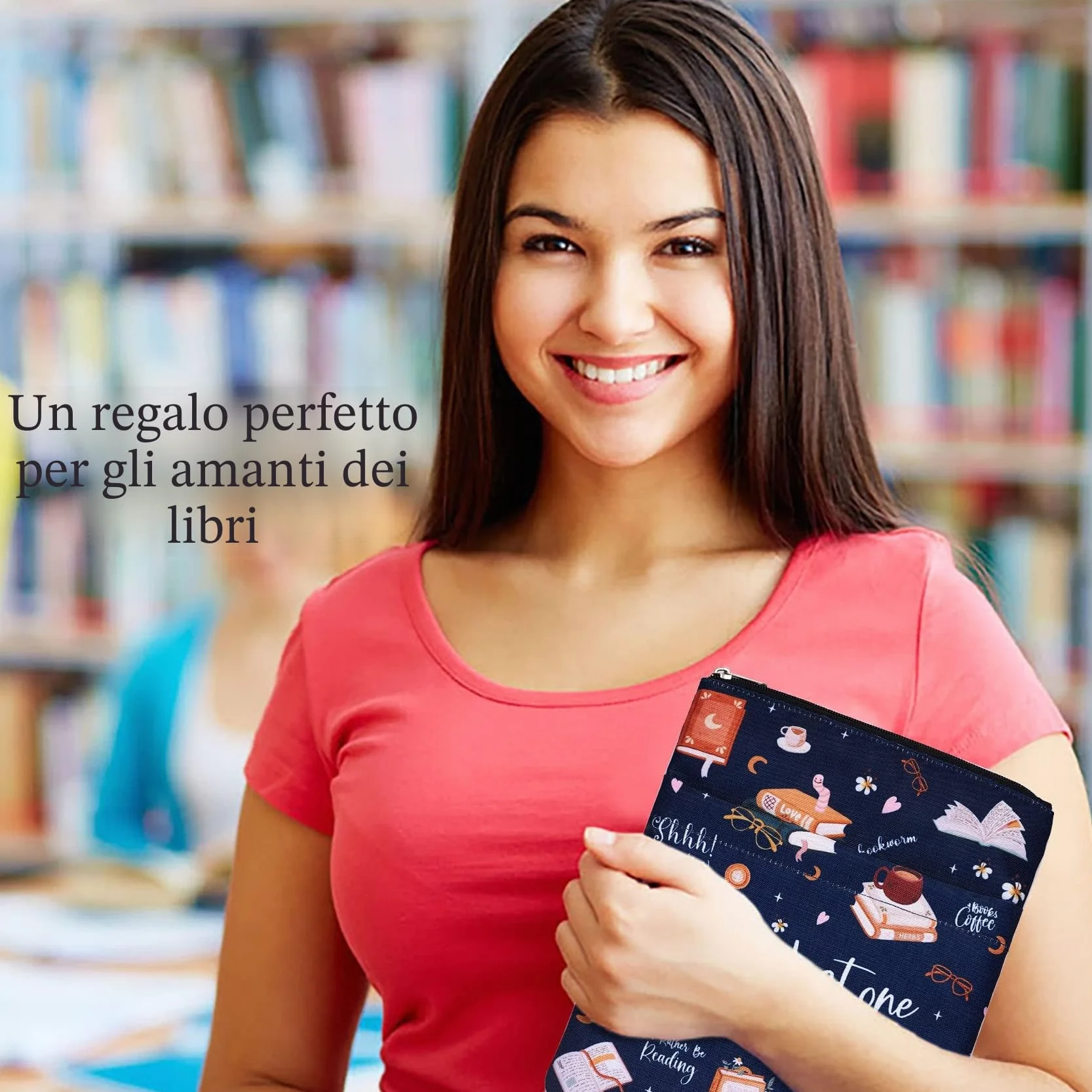 Custodia per libri con cerniera 27,9 x 21,6 cm Copertina per libro di brossura