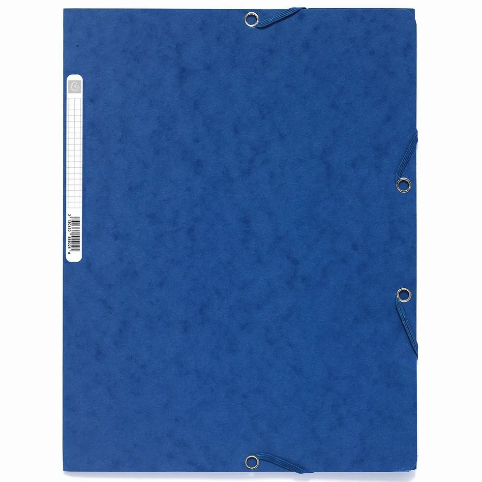 Forever elasticizzato 3 flap cartella, 400 gsm cartelline con elastico a 3 lembi Europa, 400 g/m2, confezione da 25, Blue