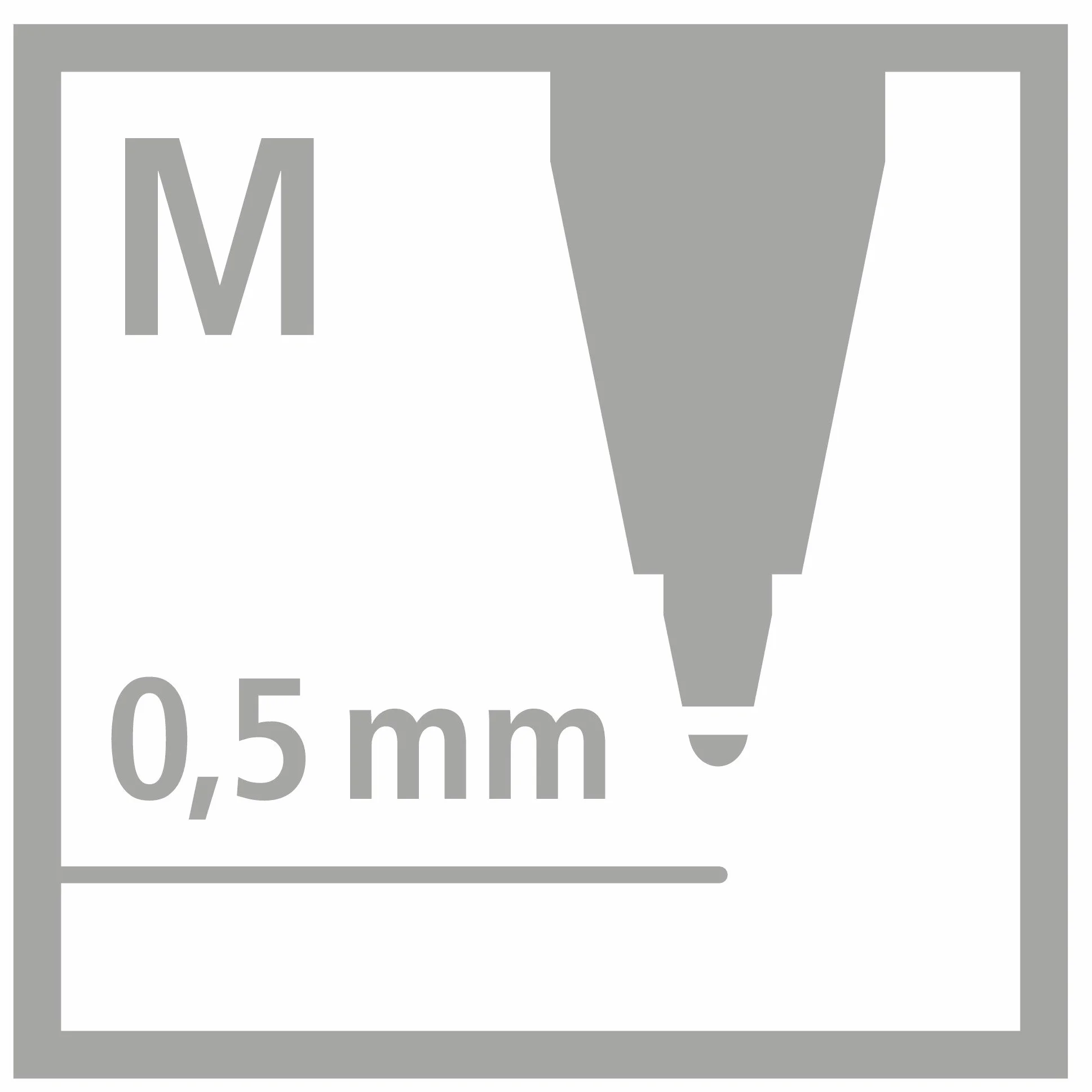 STABILO Refill Cartuccia Penna a Sfera Tratto M 0,5mm Pack da 2 Blu