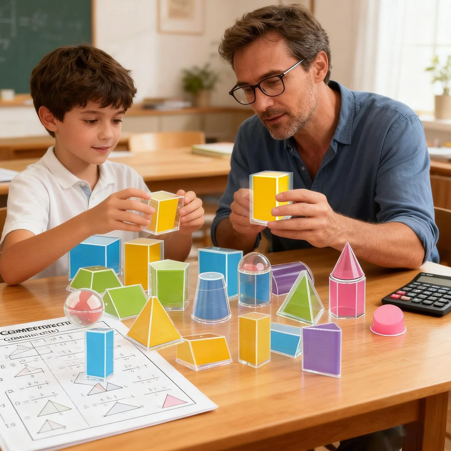 Solidi Geometrici 20 Pezzi Apprendimento Prospettiva Forme Geometriche Matematiche Scuola Educazione