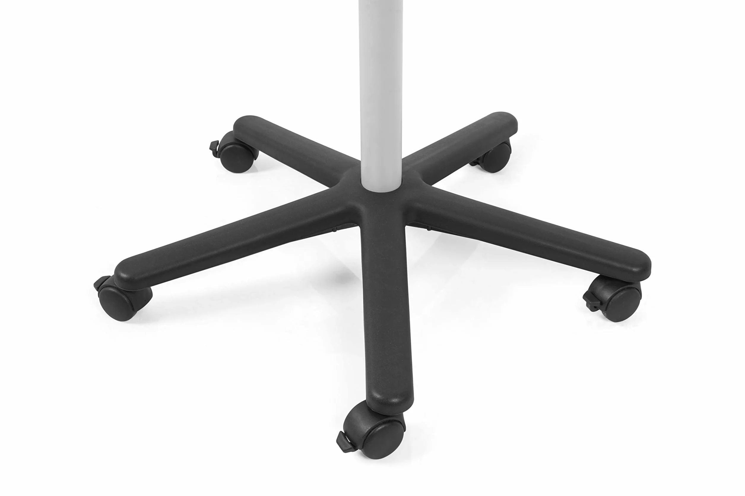 Bi-Office Lavagna Portablocco Mobile Smart, Lavagna a Fogli Mobili Portatile Con Cornice Grigia, Superficie Magnetica, Dimensioni Panello Euro 700 x 1000 mm