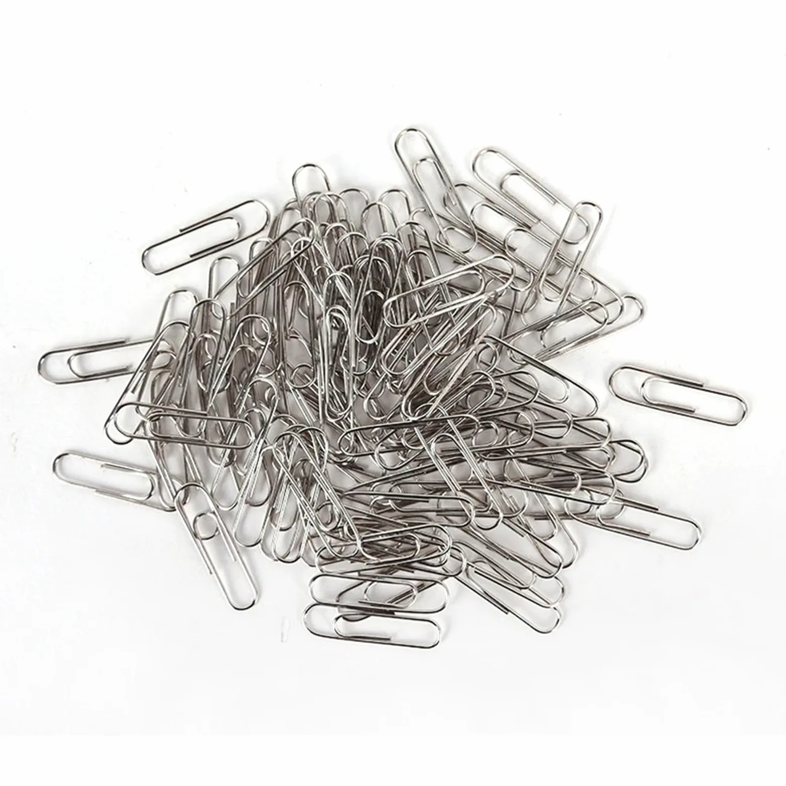 Fermagli di Carta Stationary Accessories Notebook Memo Pad Filing Paper Clips Bookmark Binder Paperclips Student Office Binding Supplies(50PCS)