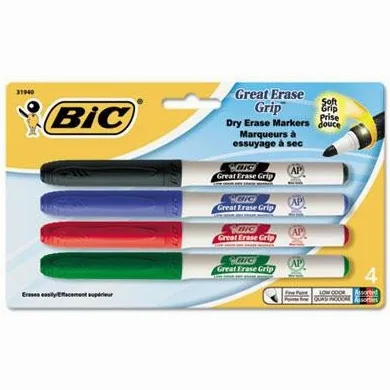 BIC USA INC BIC - Confezione da 10 pennarelli cancellabili a secco