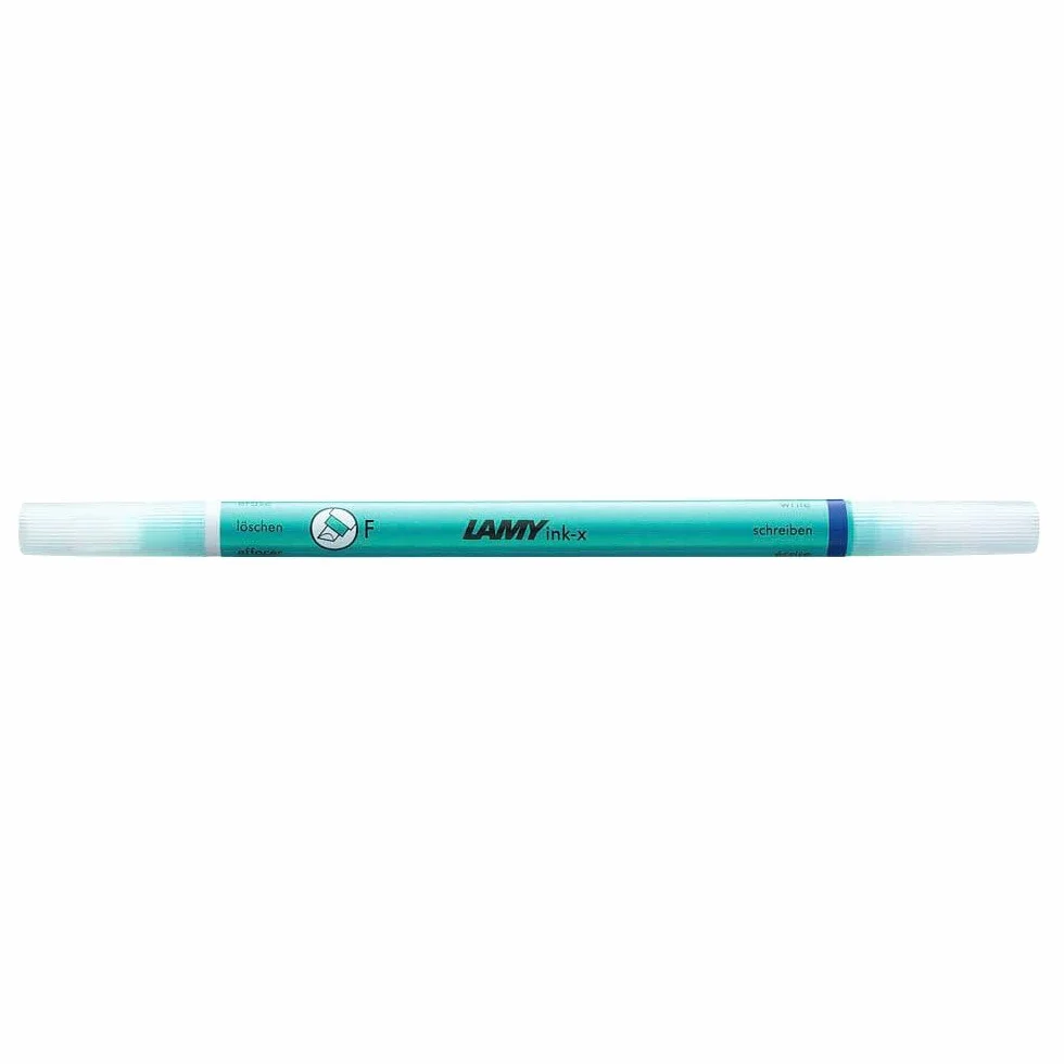 LAMY Set 10 Cancellatori in Plastica con Punta di Spinta e Correzione per Inchiostro Blu