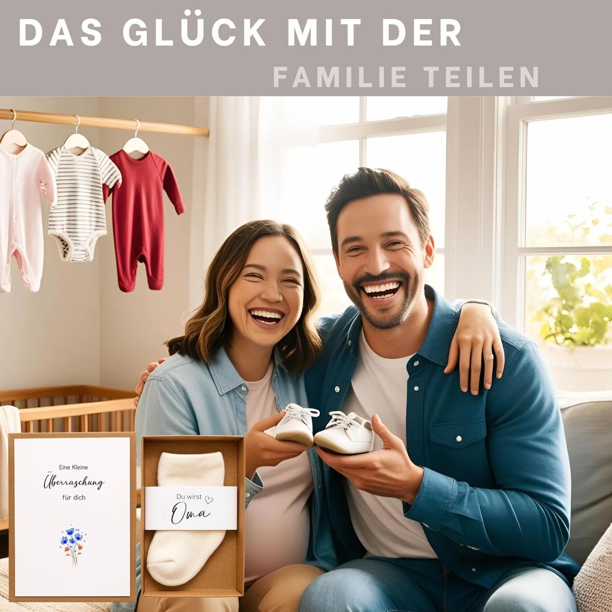 Milaboo Confezione regalo annuncio gravidanza nonna