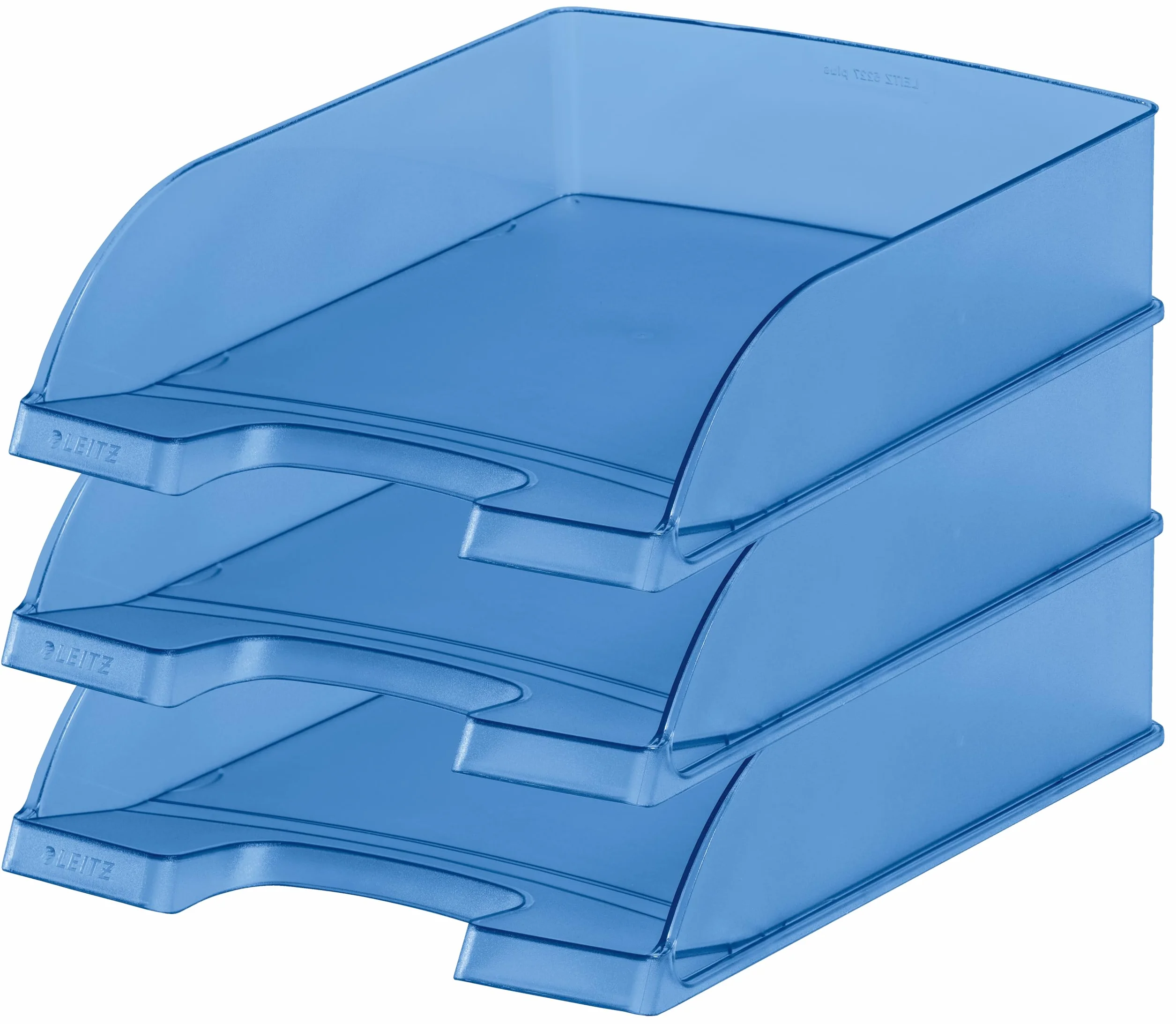 Leitz 52270034 - Cestino per lettere, formato A4, confezione da 5, colore: Blu