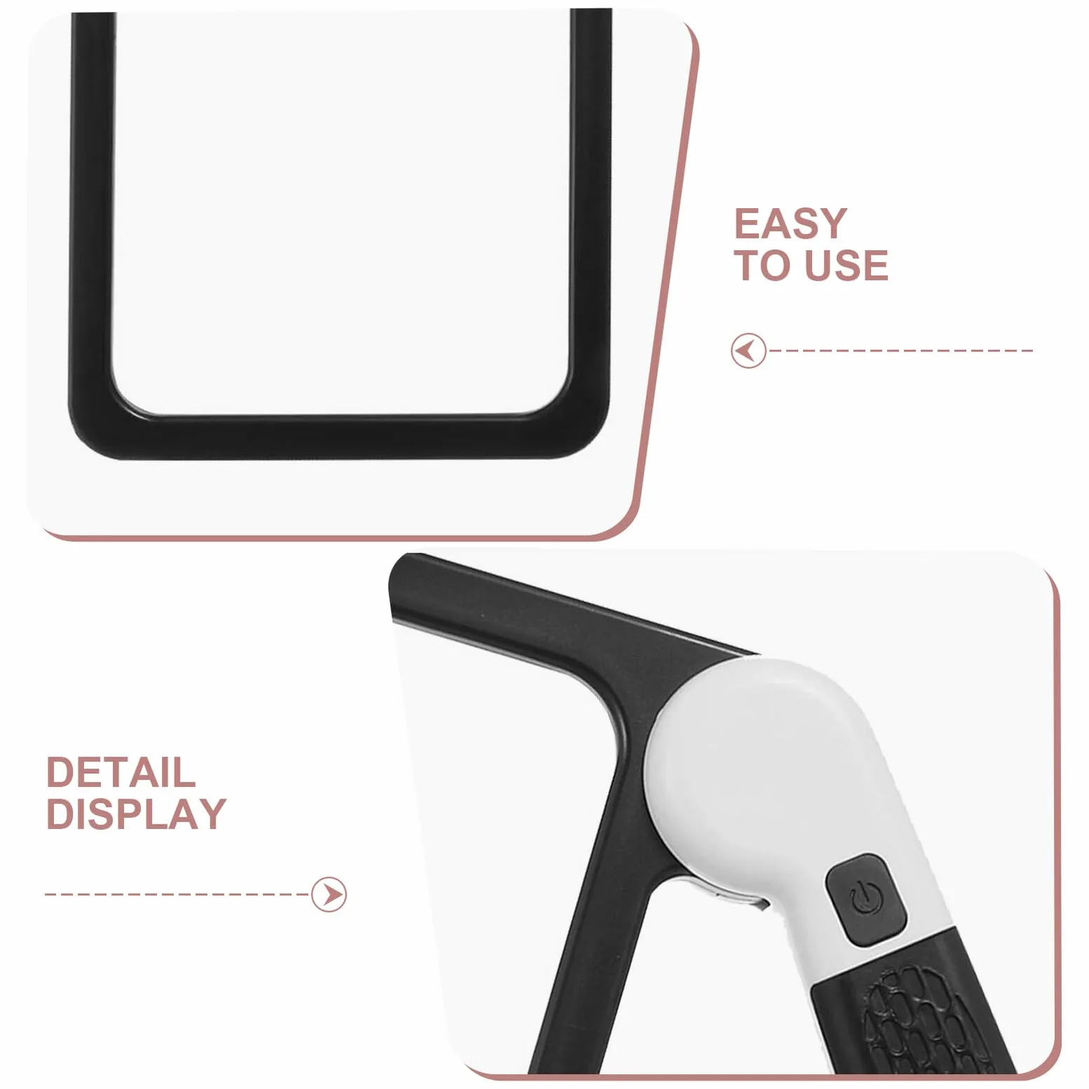 iplusmile 2pezzi Lente d Ingrandimento con Luce LED e Pieghevole per Lettura e Attività Ravvicinate Adatto Agli Anziani e Uso con Monitor