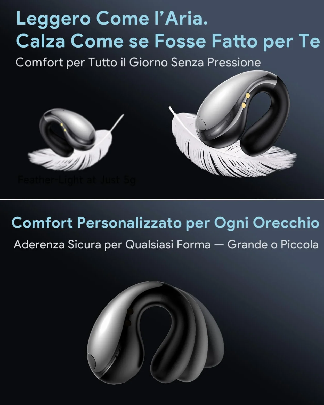 Boytond Traduttore Vocale Istantaneo Multilingue - Auricolari Per Traduzione Simultanea In Tempo Reale, Cuffie Con Traduzione Multilingue Per Studio, Business e Viaggi Internazionali, Nero avorio