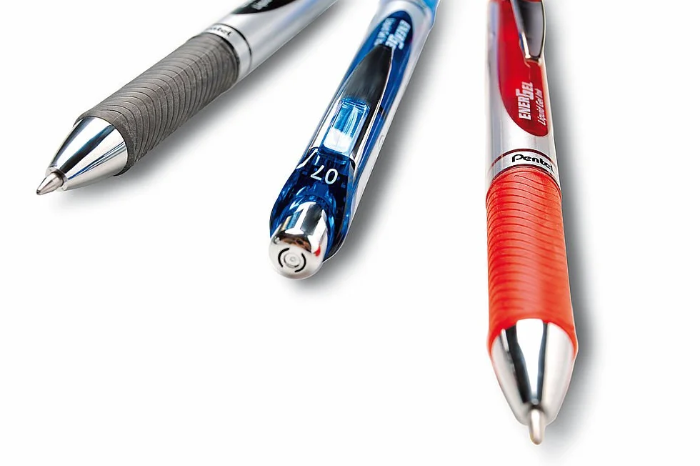 Pentel BL77 Energel XM scatto 0,7mm nero 4 pz