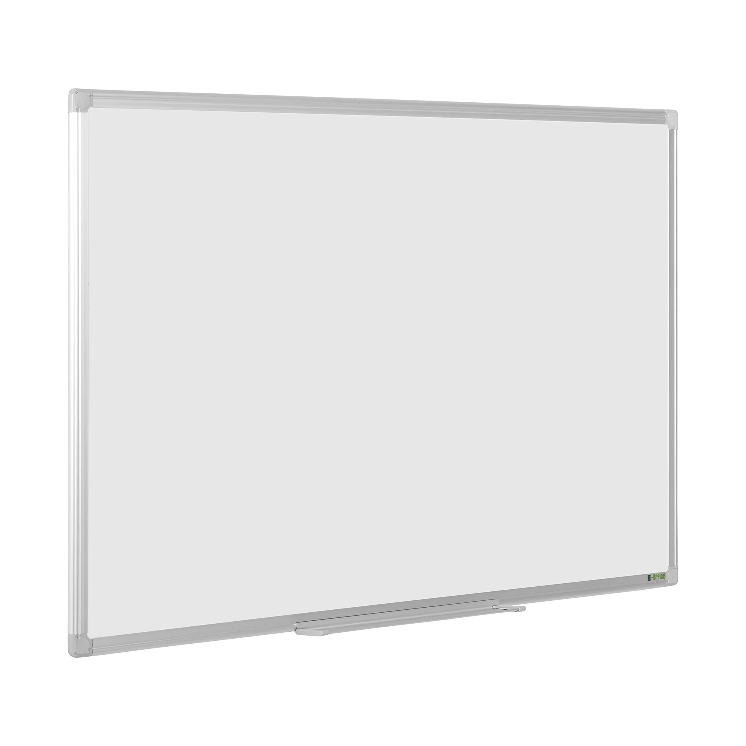 Bi-Office Lavagna Bianca Earth, Lavagna Ecologica Magnetica, Superficie In Acciaio Smaltato, Magnetica ed Cancellabile a Secco Con Cornice In Alluminio, 90 x 60 cm