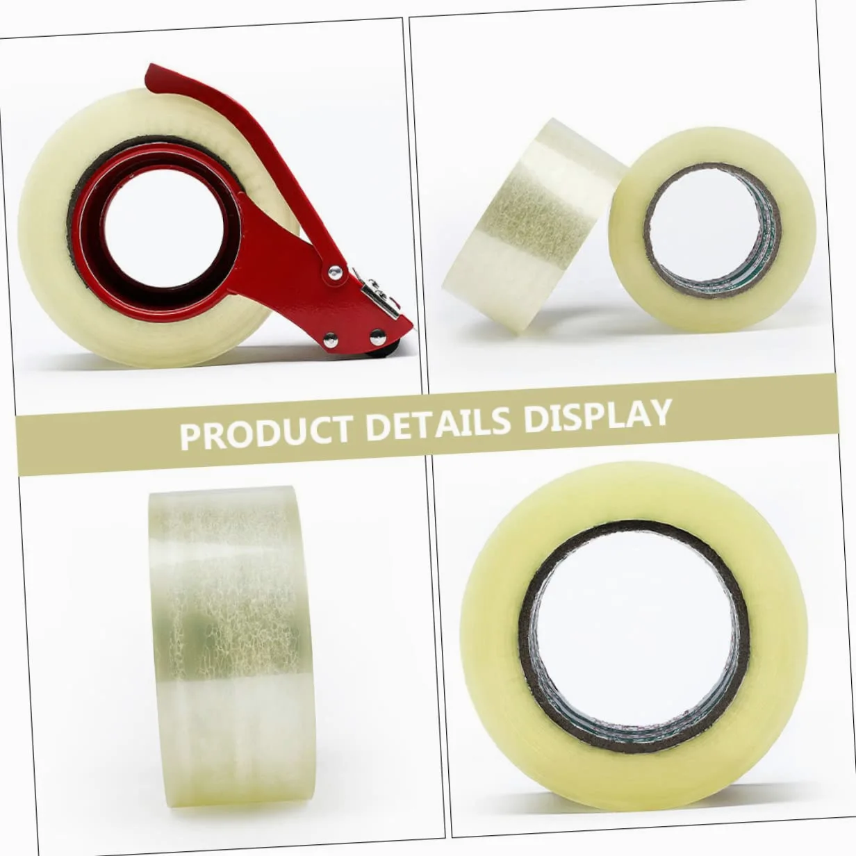 MAGICLULU 6 Nastro Adesivo Trasparente Alta Adesione Basso Rumore Per Imballaggio e Spedizione Pratico e Resistente