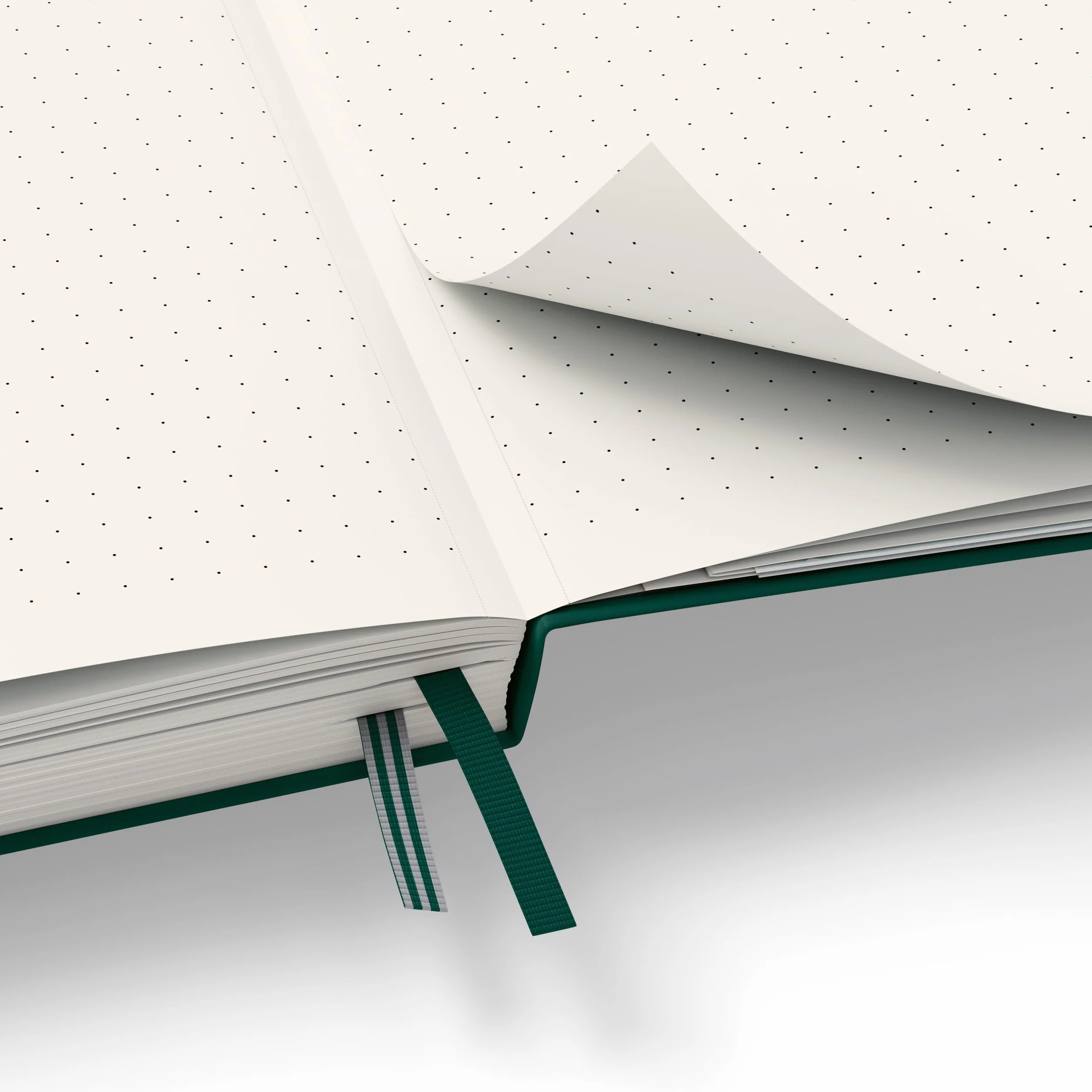 LEUCHTTURM1917 Taccuini Medium A5 Copertina rigida 251 pagine numerate Forest Green Puntini
