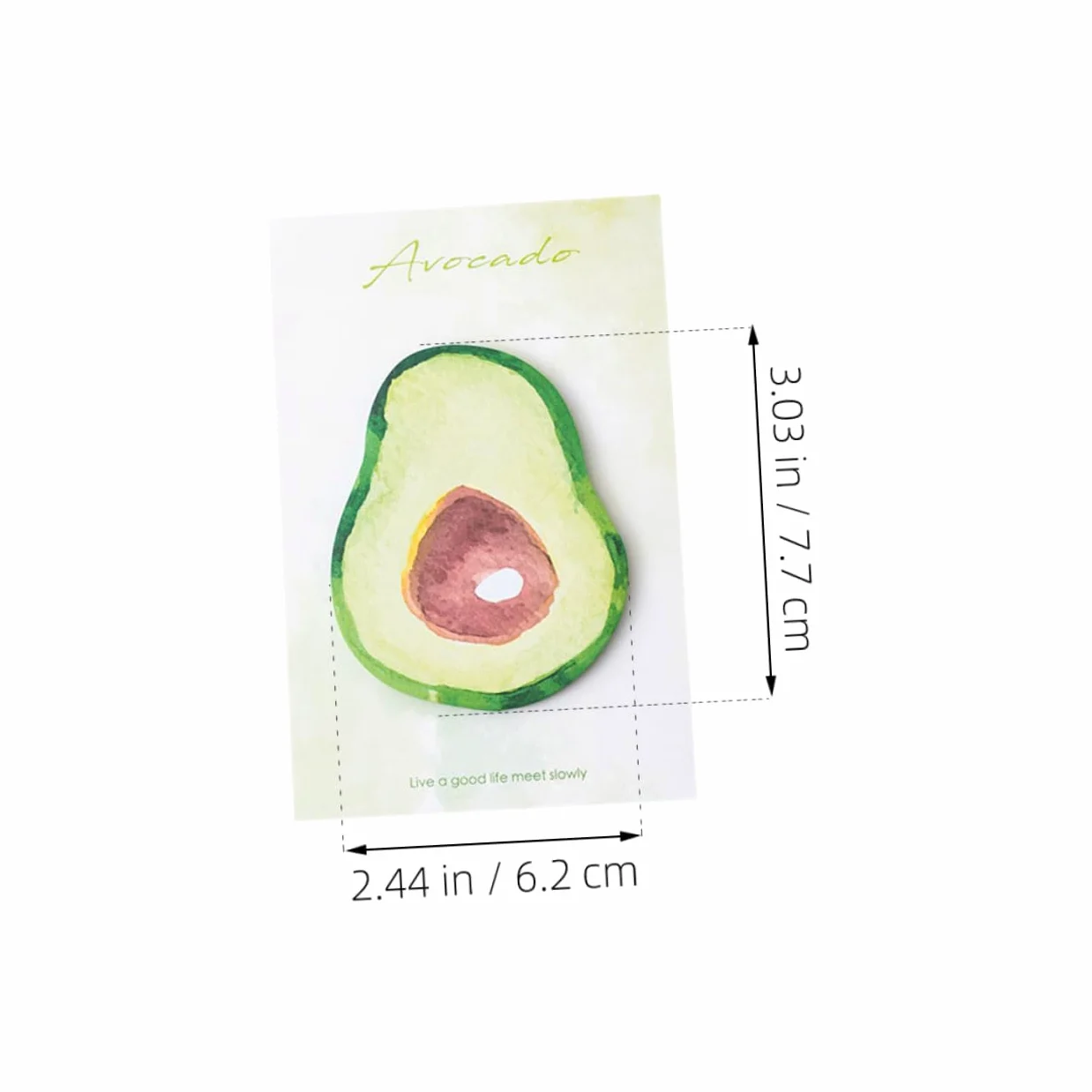 ARTIBETTER 4 Pezzi 8 Note adesive a forma di frutta pastiglie colorato divertente taccuini di uso quotidiano adesivi promemoria scolastici taccuini compatti nota adesivo Carta