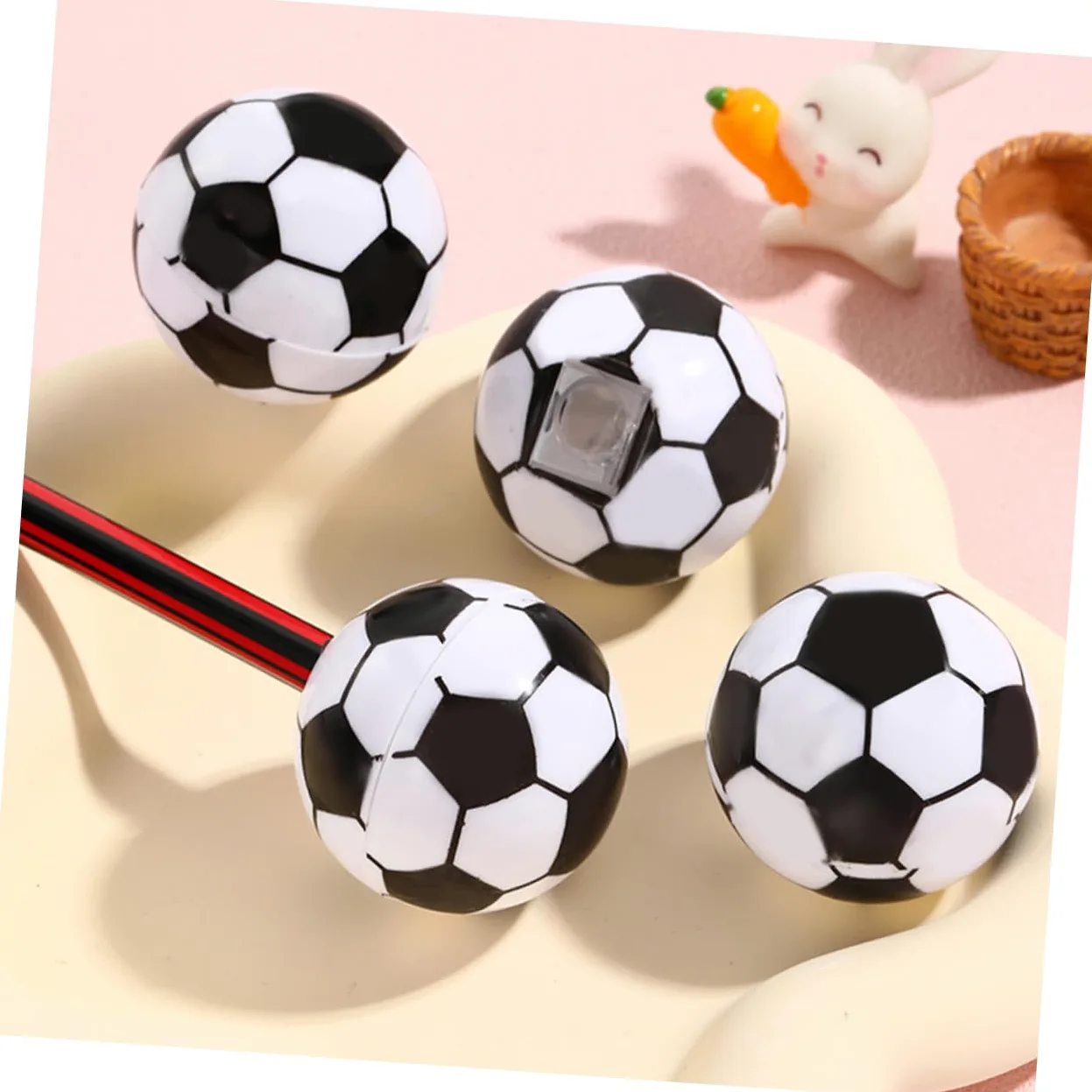 OSALADI 4 Set Affilatori Per Calcio Affilatori Colorati Per Studenti E Ufficio Forniture Scolastiche Multifunzionali Con Design E Resistente 20 Pezzi*4