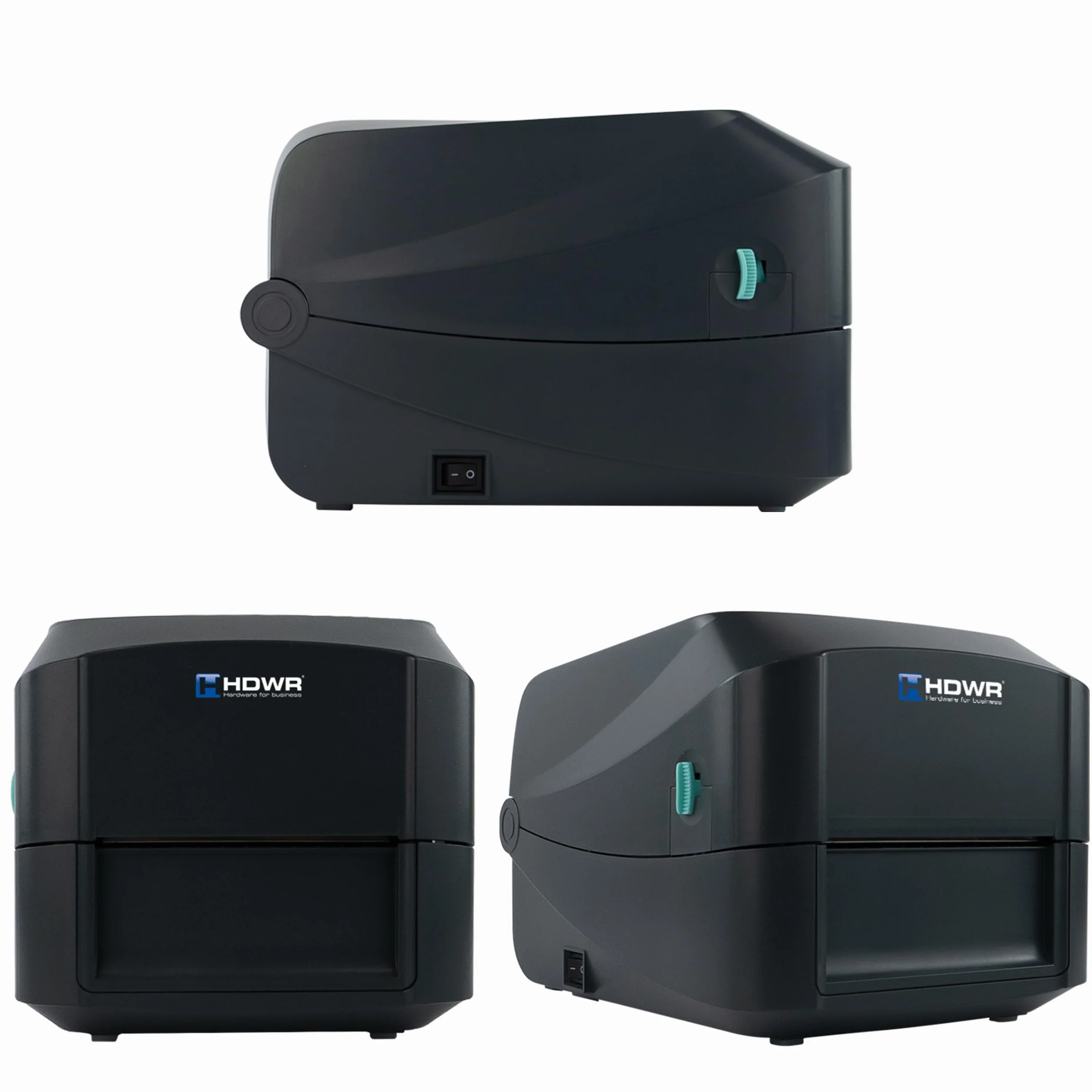 HDWR OPrintDA200N Stampante etichette termica, 203 dpi, USB, RS232 | Stampa termica e a trasferimento termico, controllo tramite app, per magazzino