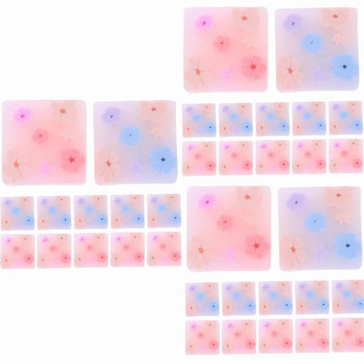 DOITOOL 3 Set Cancellini Colorati Gelatina Cancella Scritture Con Accessorio Per Scuola E Ufficio Per Regali E Decorazioni 32 Pezzi*3