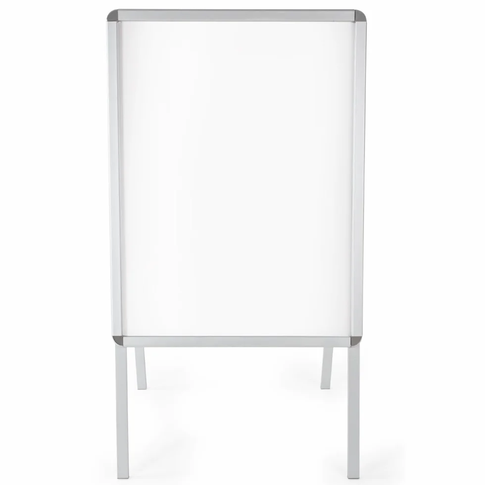 tectake® Cavalletto Espositore Pubblicitario A1, In Alluminio, per Interno ed Esterno, Portacartelloni Bifacciale, Adatto per Poster DIN A1, 2 Fogli Protettivi Contro Sporco e Intemperie, 64x65x118 cm