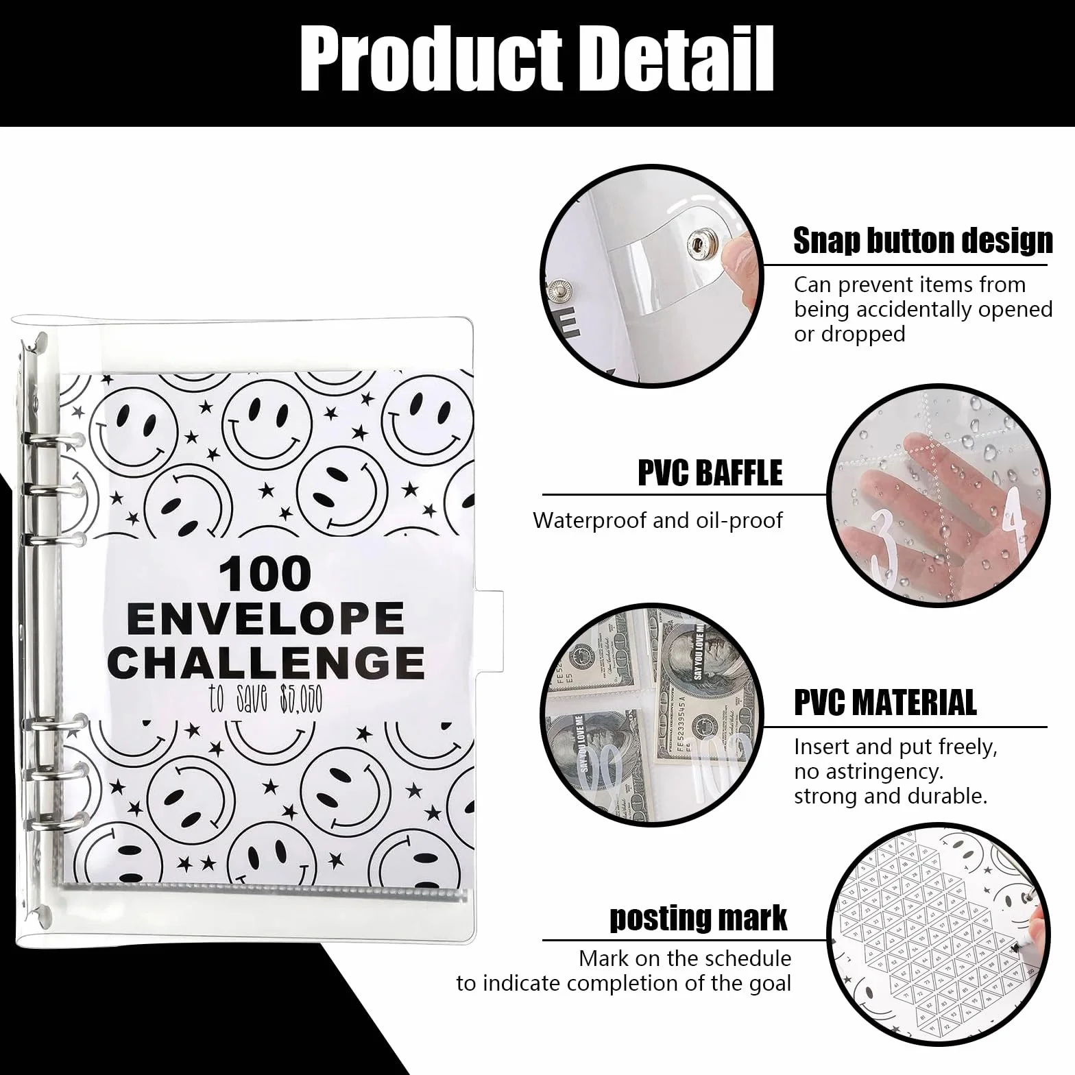 Agenda Del Risparmio 5050 Euro 100 Buste Money Binder
