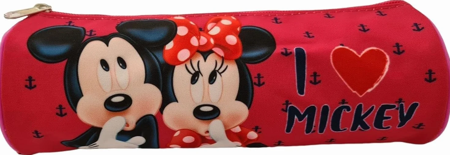 Portapenne Astuccio Borsellino Scuola Bambini 21x7x6cm Minnie Mouse