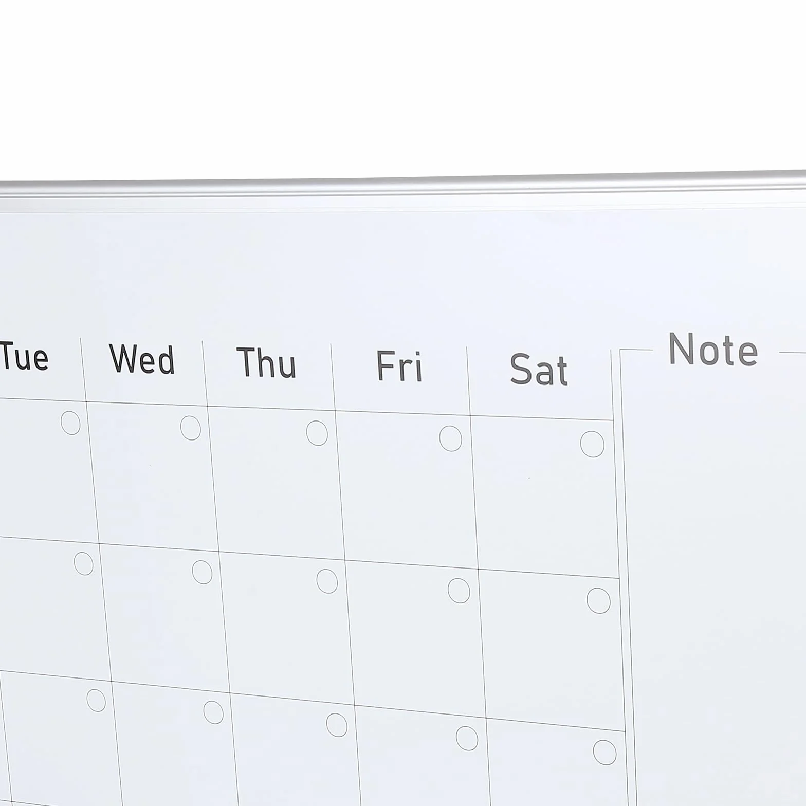 VEVOR Lavagna Magnetica Bianca da Parete Area Scrittura 87,6 x 57,1 cm con Calendario Agenda per Ufficio Aula Casa, Lavagna Bianca Magnetica Murale Cancellabile a Secco con Calendario Agenda Mensile
