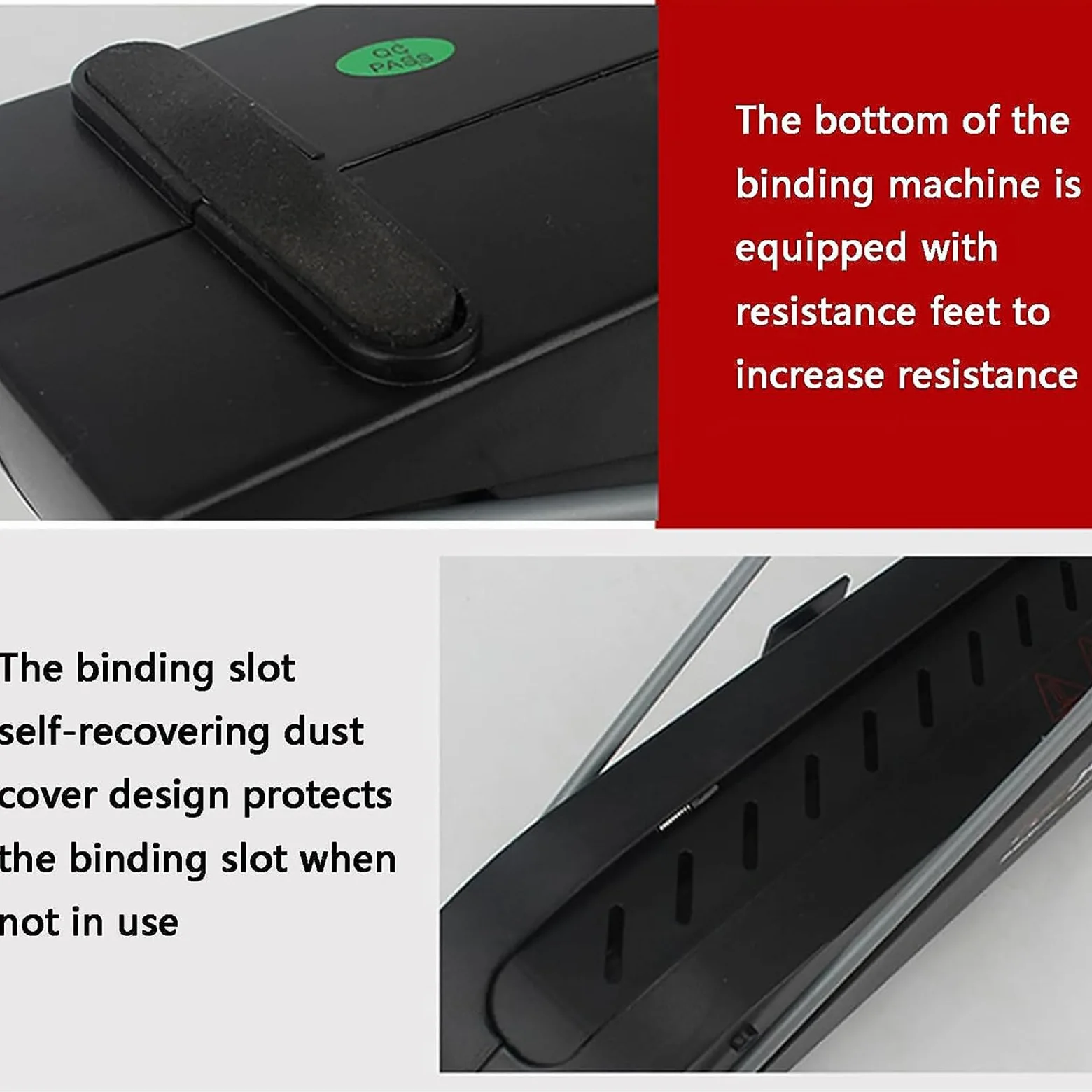 Accessori per Ufficio, Kit di Rilegatura elettrica a Caldo, rilegatrice Termica per Libri A4, Riscaldamento rapido di 1 Minuto, può rilegare Spessore di 20 mm a Caldo, per soddisfa
