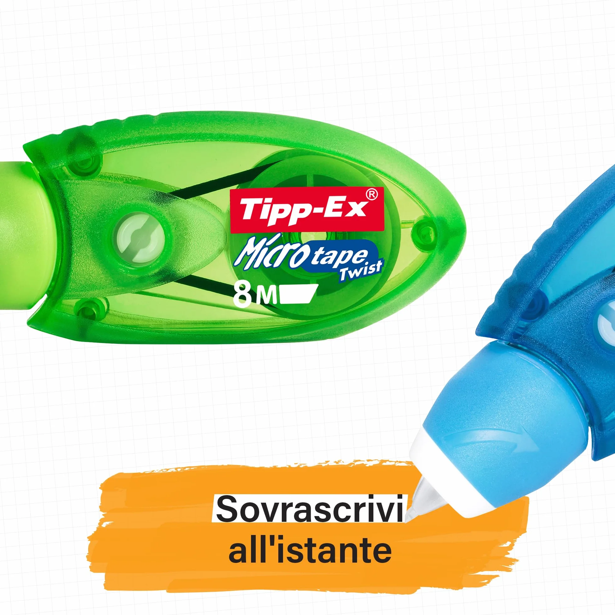 Tipp-Ex Correttore a Nastro Micro Tape Twist, Confezione da 10 Unità