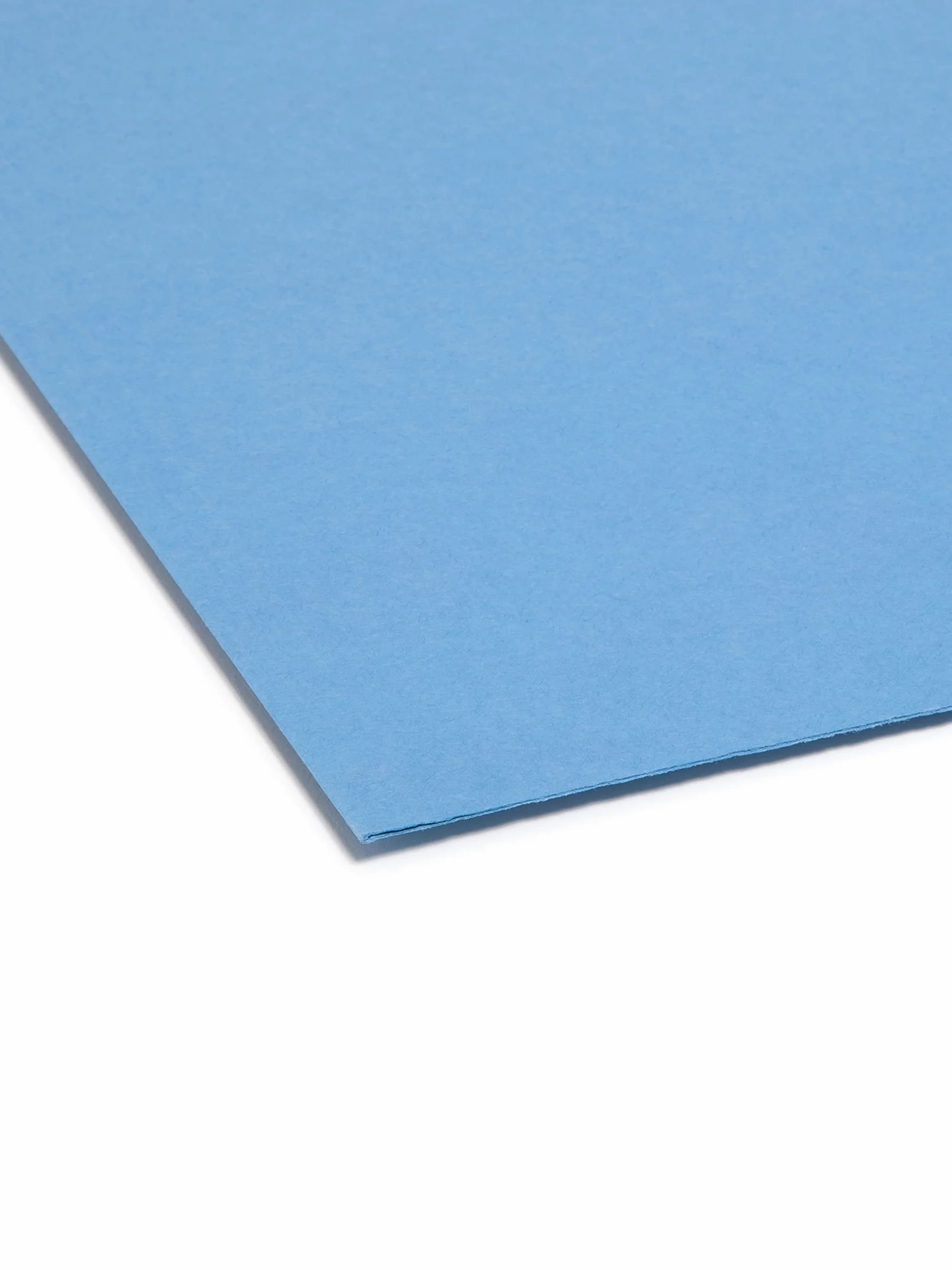 Smead Colored Folders Reinforced Tab Letter Blue Plastica Blu cartella