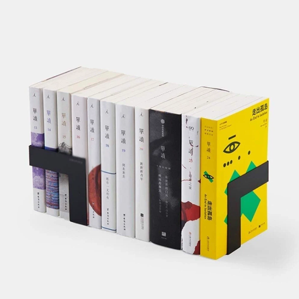 Reggi Libri, Fermalibri Fermalibri a senso unico, in metallo, per libri di lettura, creativi, per soggiorno durevoli ed eleganti Ufficio Casa Scrivania