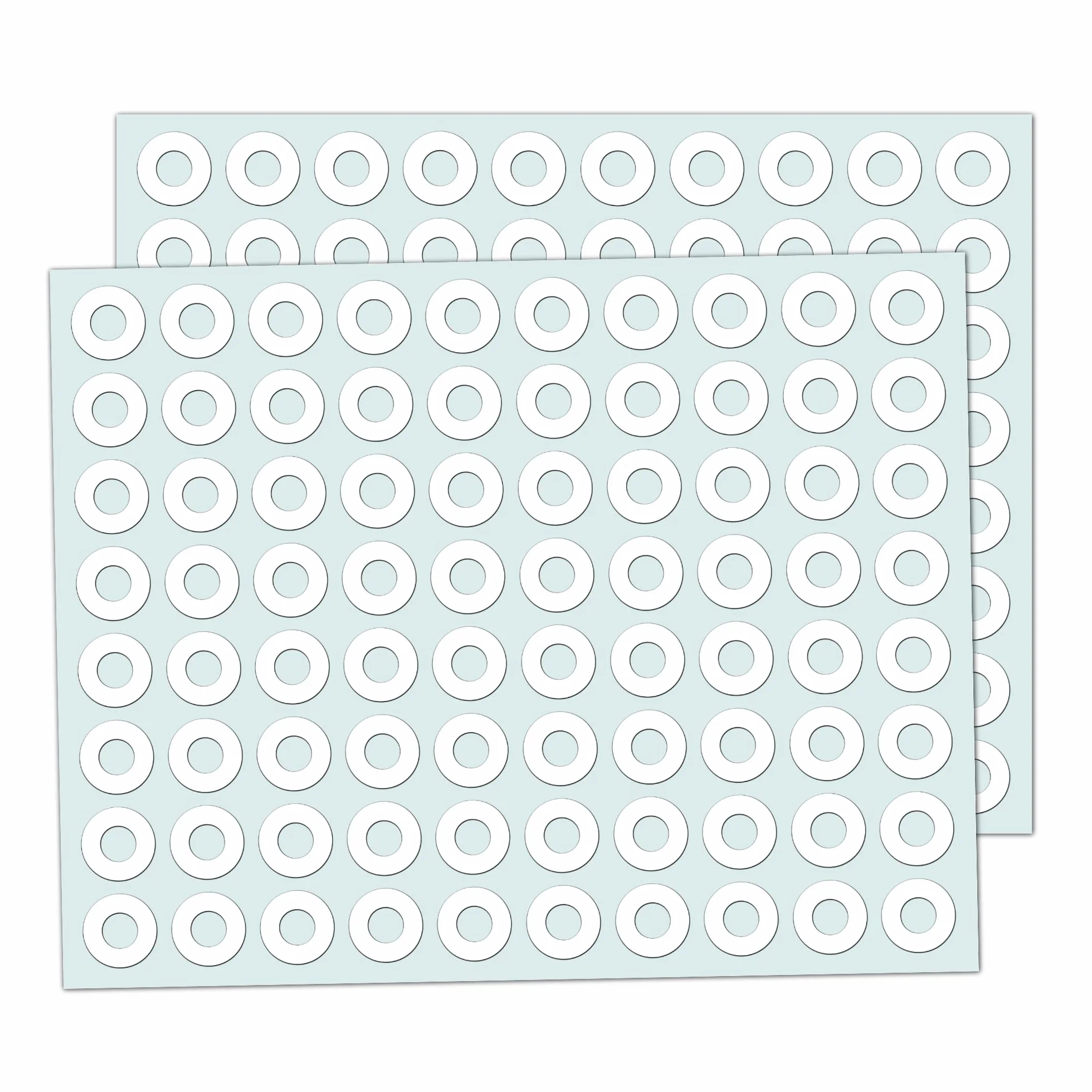 Salvabuchi Fogli Anelli Rinforzi 13mm Bianco 4000 Pezzi