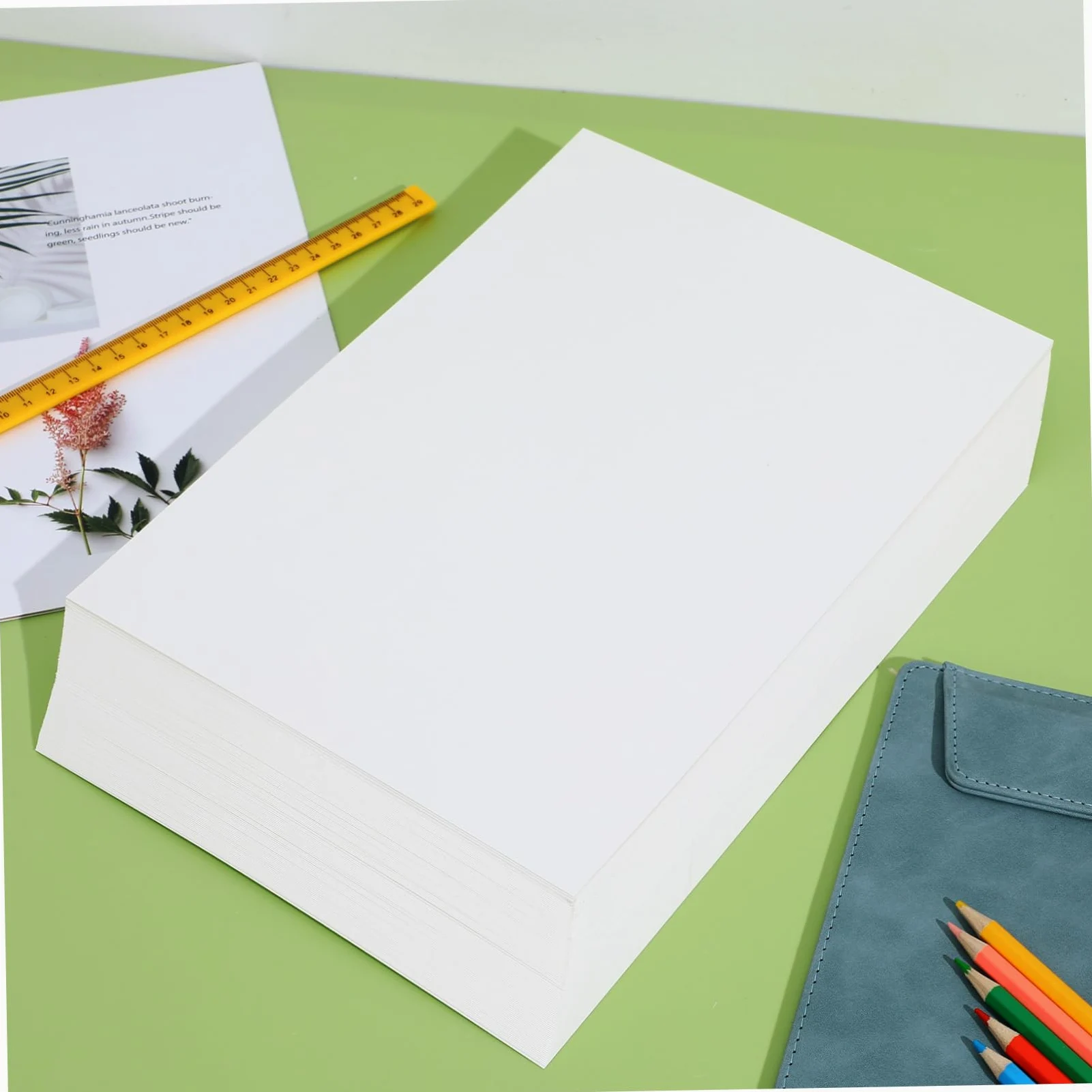 Carta Beige per Stampante A4 in Pasta di Legno 100 Fogli | Superficie Liscia, Stampa Nitida, Anti-sbavature, Formato Compatto, Confezione Multipla