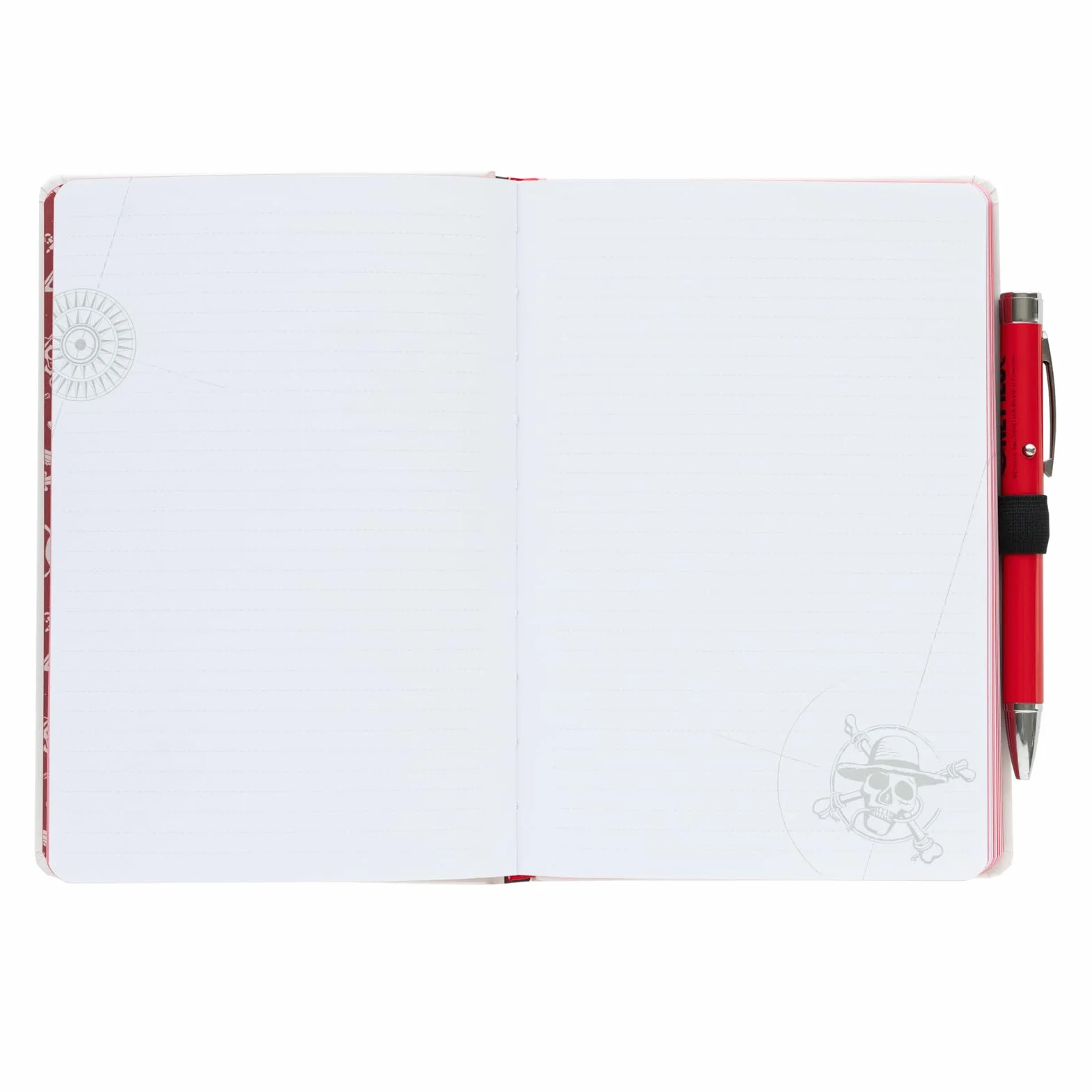 Grupo Erik Taccuino A5 One Piece Manga Quaderno Appunti Righe con Penna Proiettore a Pile Copertina Rigida