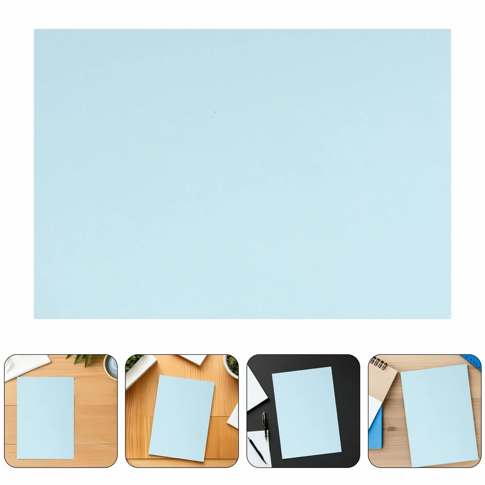 SHINEOFI 200pezzi Carta Colorata per Stampante Blu da Lettere per Fotocopie e Stampa Carta per Origami e Progetti di Bricolage Cancelleria Multiuso per Ufficio e Studenti