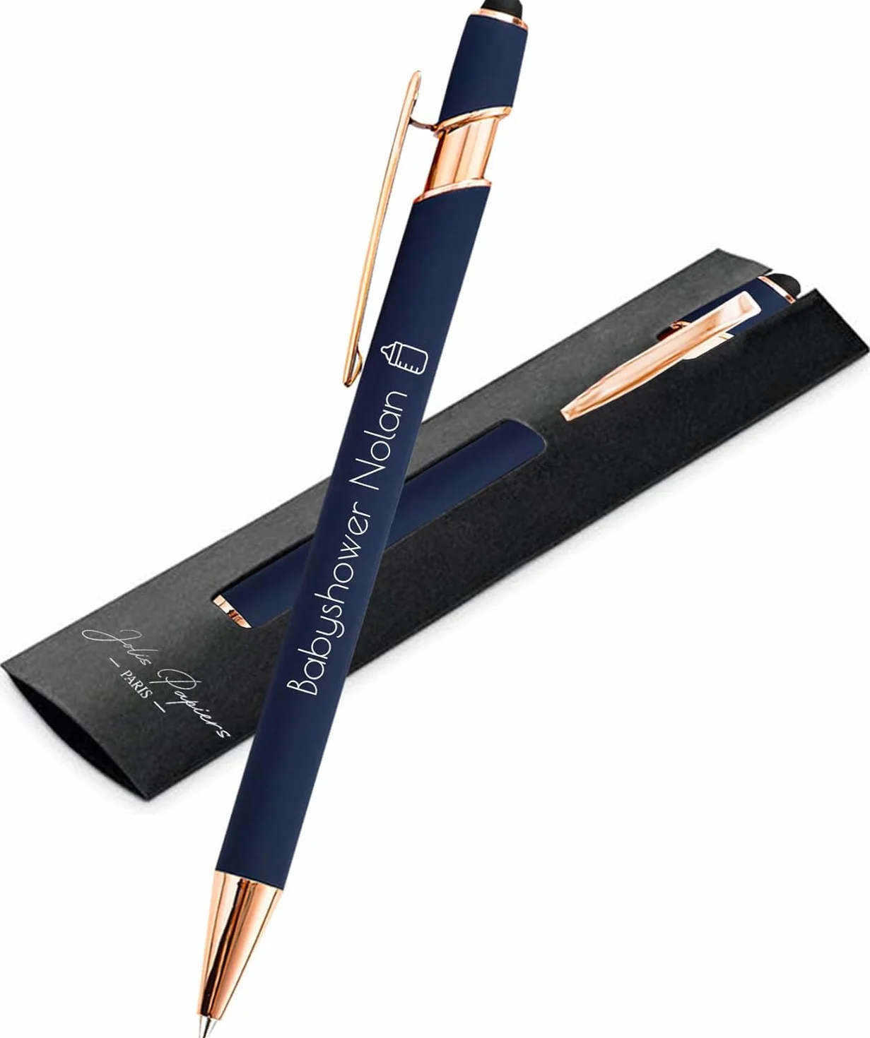 Penna Personalizzata Incisione con Testo – Colori Eleganti o Pastello – Regalo di Coppia