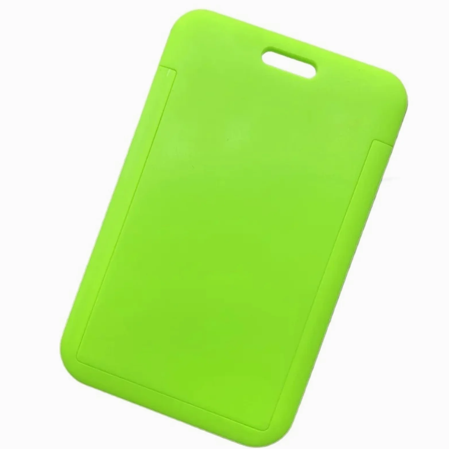 Porta badge in plastica, 100 pezzi, badge identificativo, porta badge per carte di credito, custodia a portafoglio, forniture per ufficio scolastico e studenti (giallo)