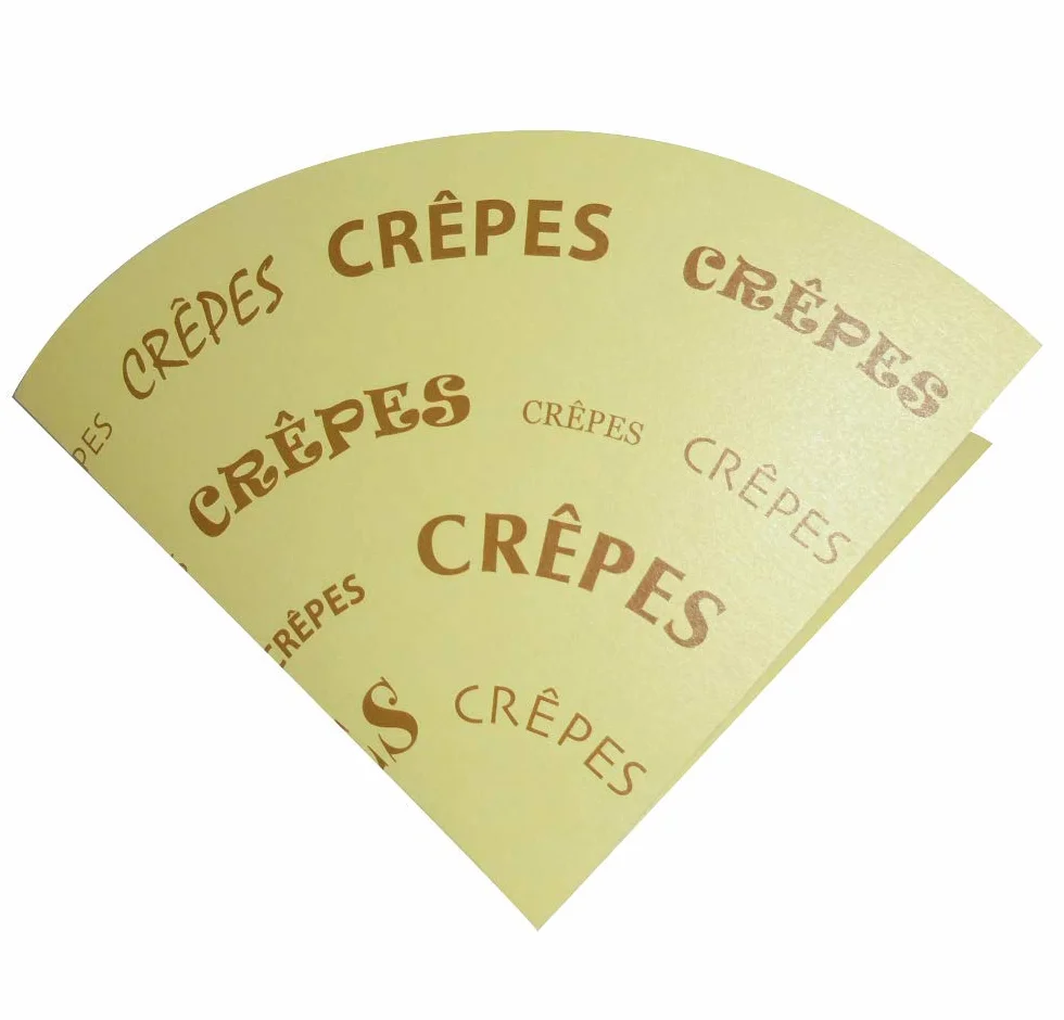 Astuccio Porta Crepe Pieghevole in Carta Alimentare PZ 100 Take Away