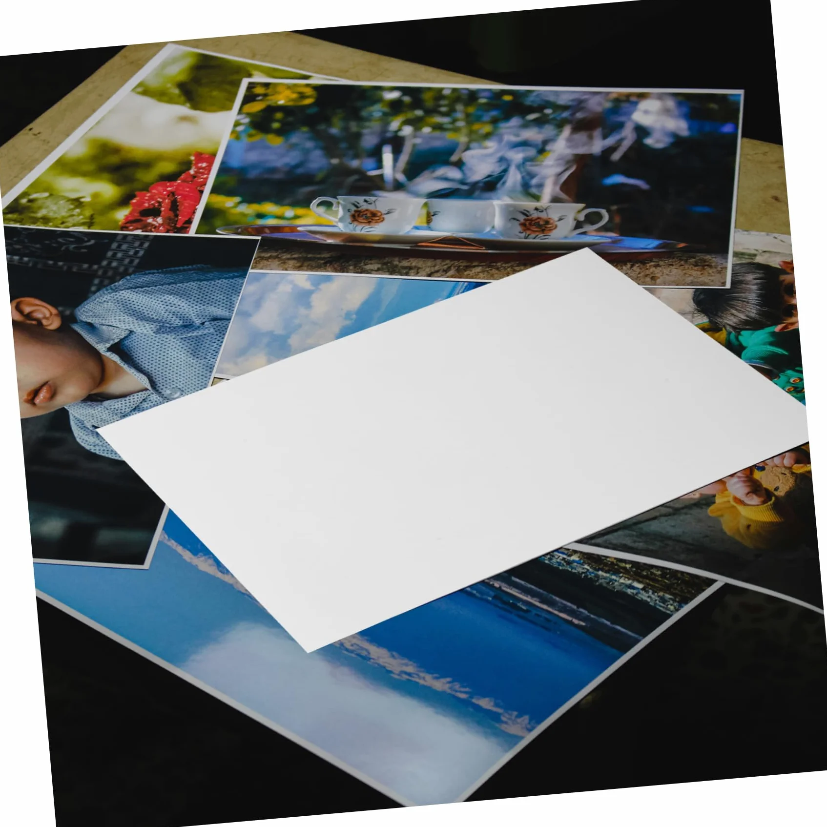 Veemoon 5 Set Carta Fotografica Stampa Di Carte Fotografiche Documenti Della Stampante Colore Album Alto Foto Carte Fotografiche Lucido Foto Lucida Immagini Carta Bianca 100 Fogli*5