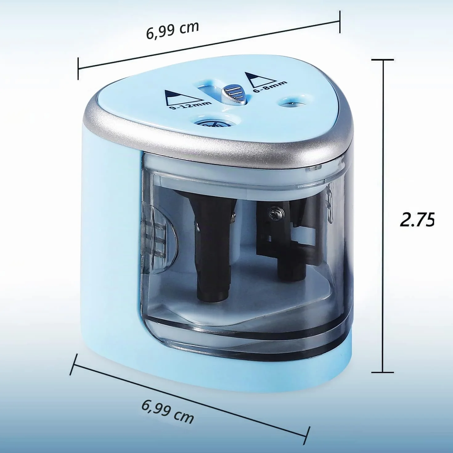 Temperamatite elettrico a batteria per matite colorate da scrivania