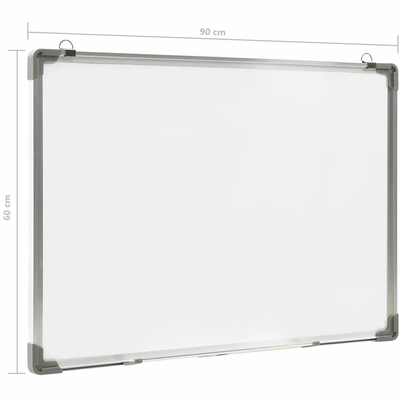 ShGaxin Lavagna Magnetica Bianca Cancellabile a Secco 90x60 cm Acciaio,Lavagne Magnetiche,Lavagna Magnetica Pieghevole-146633