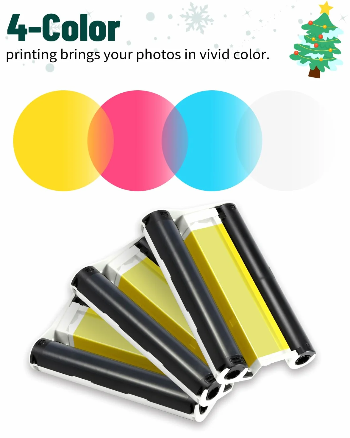 Carta fotografica Canon CP1300 compatibile Selphy CP1500 CP1200 CP1000 CP910 CP800 KP-108IN 108 fogli 100x148mm