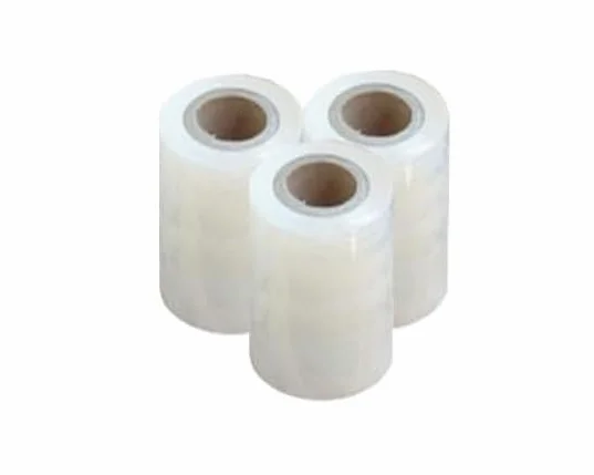 Confezione da 60 bobine di film estensibile trasparente mini roll, spessore 23 my, altezza 10 cm