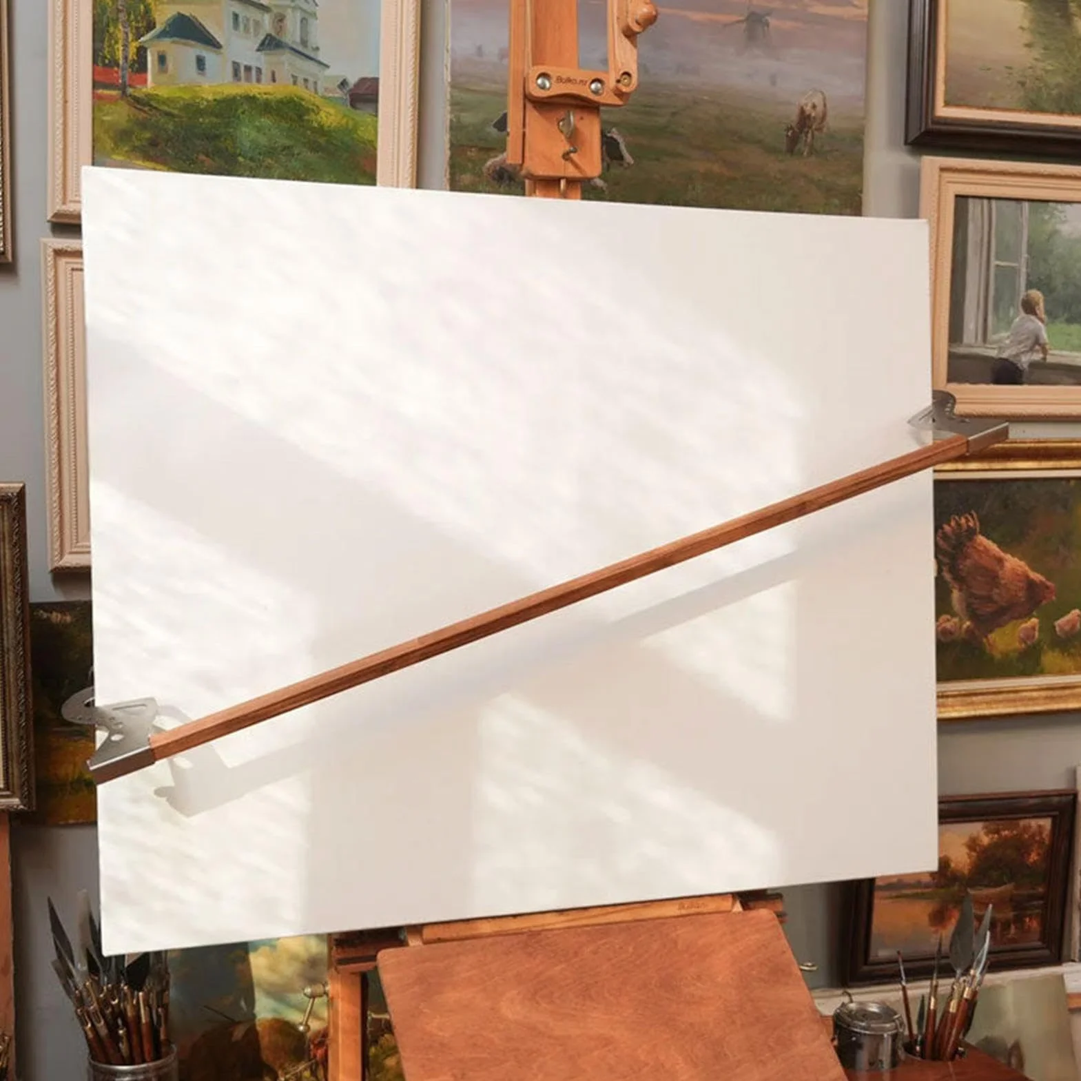 Supporto Per Braccio Regolabile Per Cavalletto Da Disegno In Metallo Con Bloccaggio Automatico