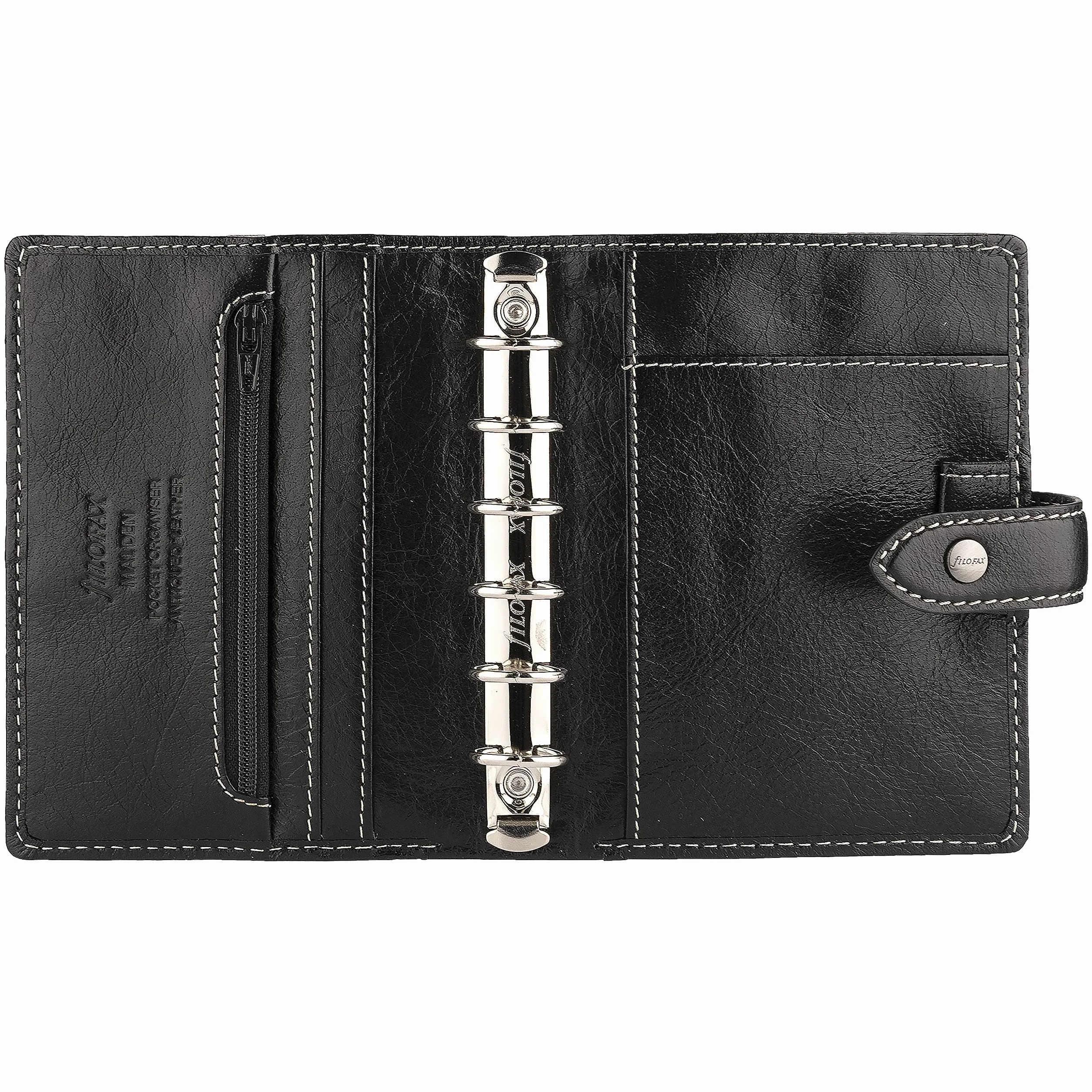 Filofax Organizer Malden Pocket Organiser Black 2026
