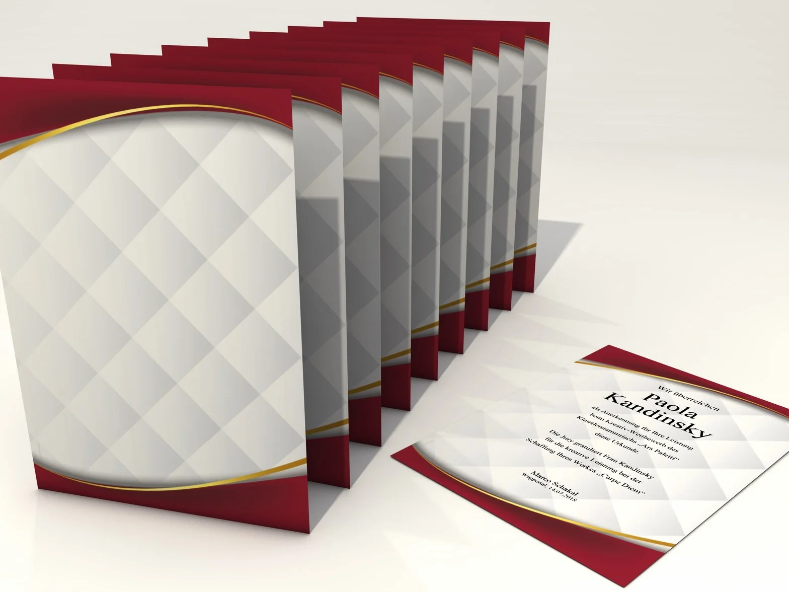 Carta certificata Prime, 10 fogli per certificati DIN A4, 190 G/MQ