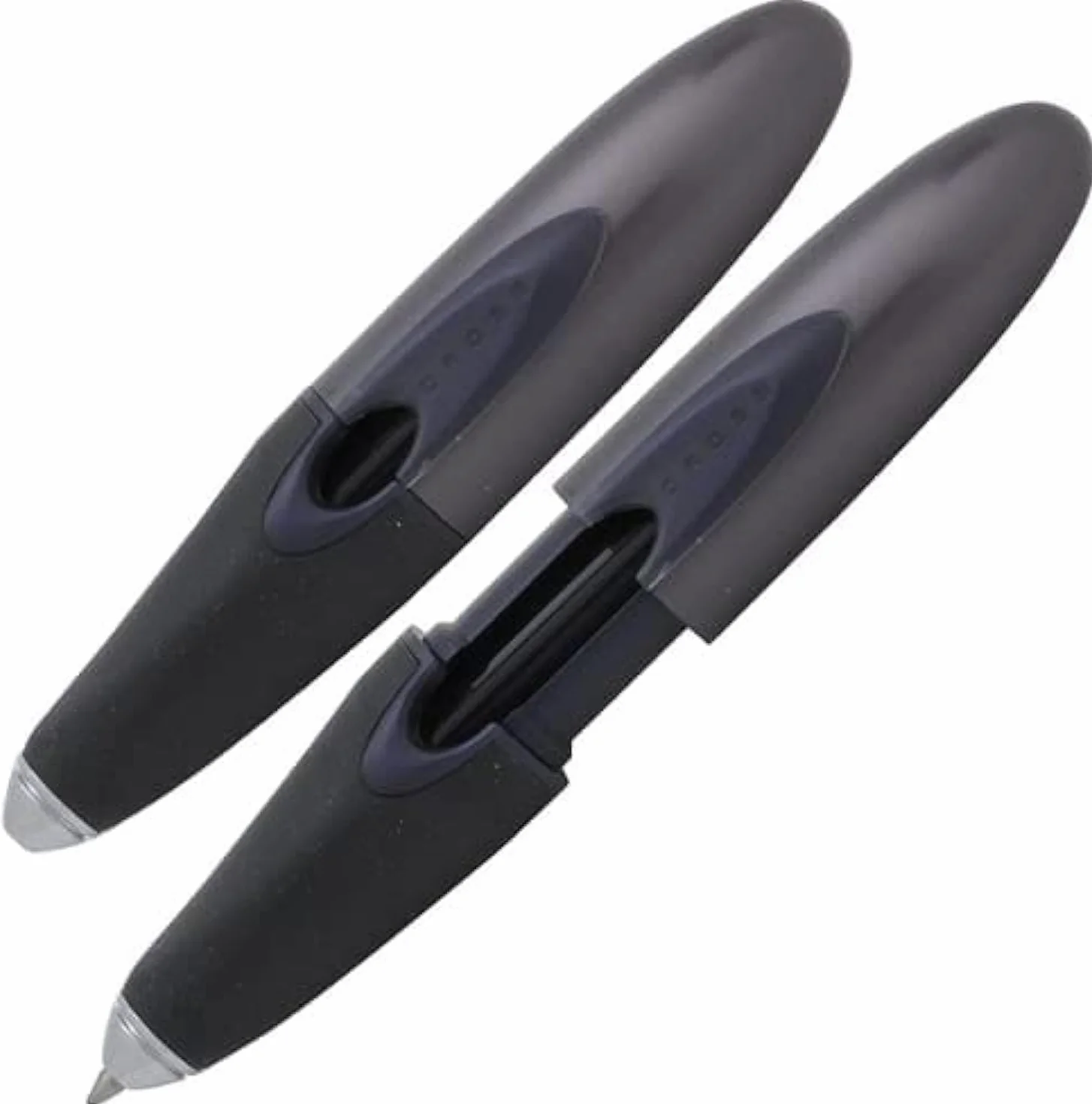 Cross Ion - Penna a sfera con ricarica di inchiostro gel nero e clip portachiavi per tutti i lacci.