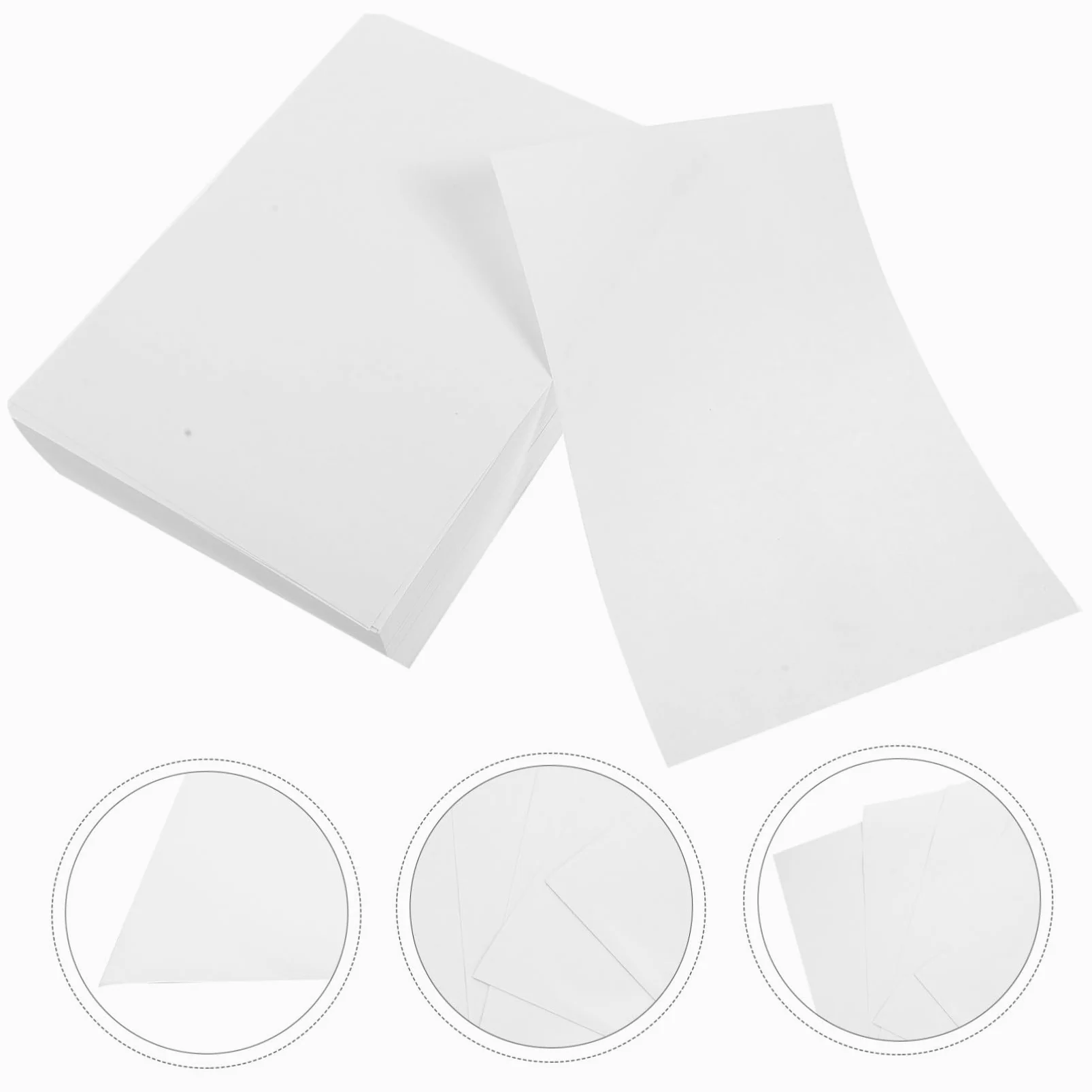 500fogli Carta di Cartone Bianca per Stampante Stampabili Spessi Carta da Lettere Multiuso per Stampa Fronte-retro Adatta per Bricolage e Scrapbooking