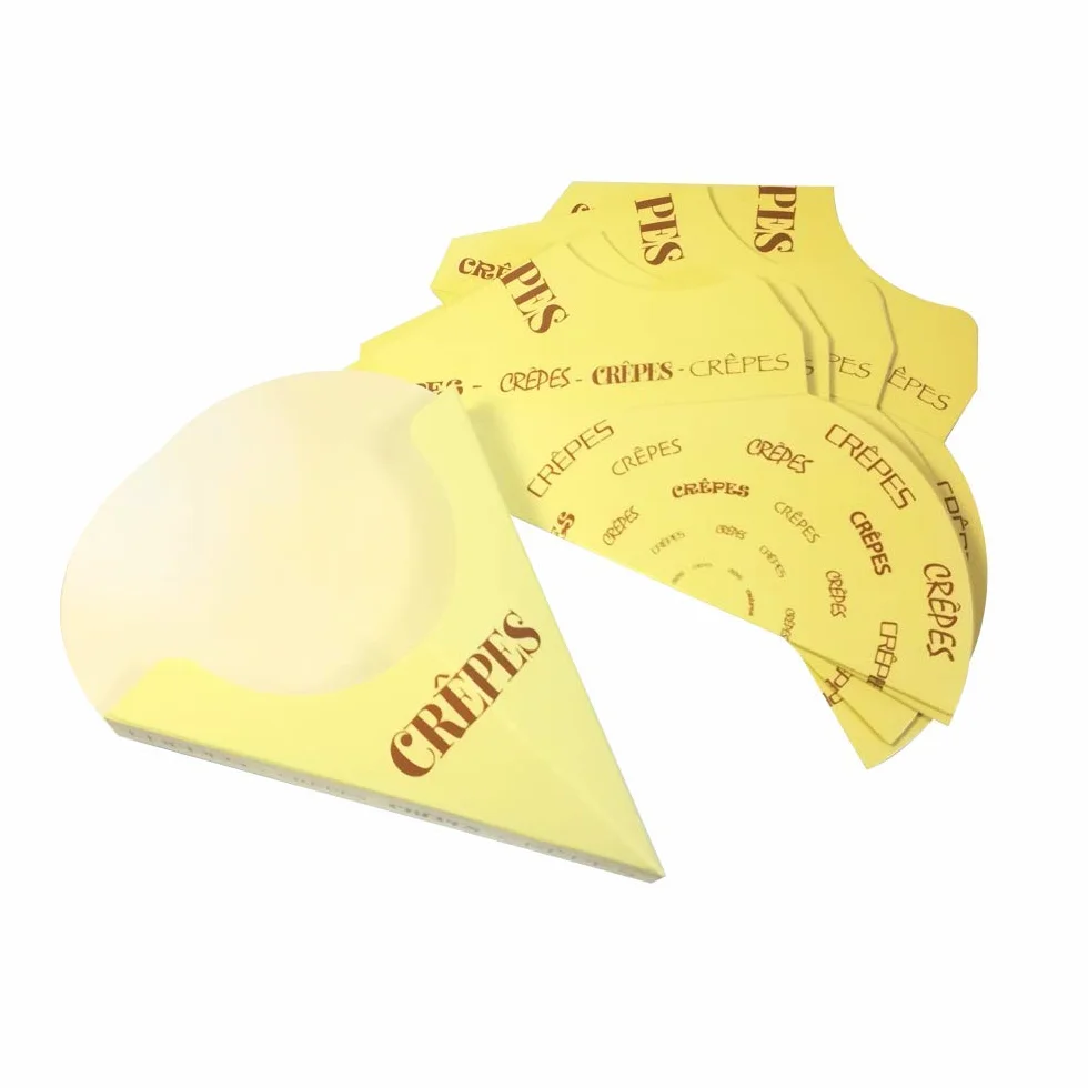 Astuccio Contenitore Porta Crepes in Cartone 50 Pezzi